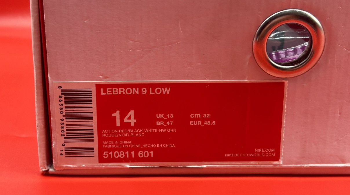 Nike Size 14- Nike LeBron 9 Low “Liverpool” 2012 Size US 14 / EU 47 - 10 Thumbnail