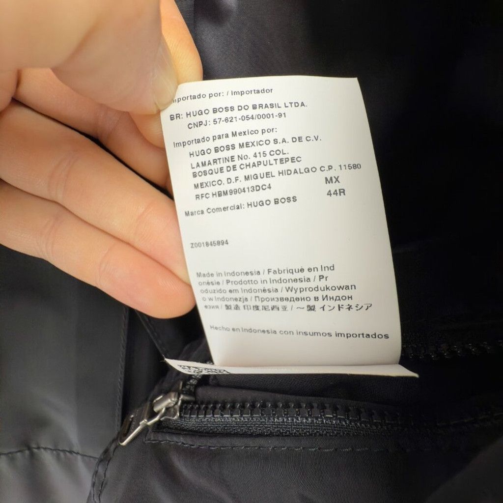 Other HUGO BOSS Jacket Black Bomber Zip Up Jacket Coat 44 / EU 54 Size US L / EU 52-54 / 3 - 10 Thumbnail