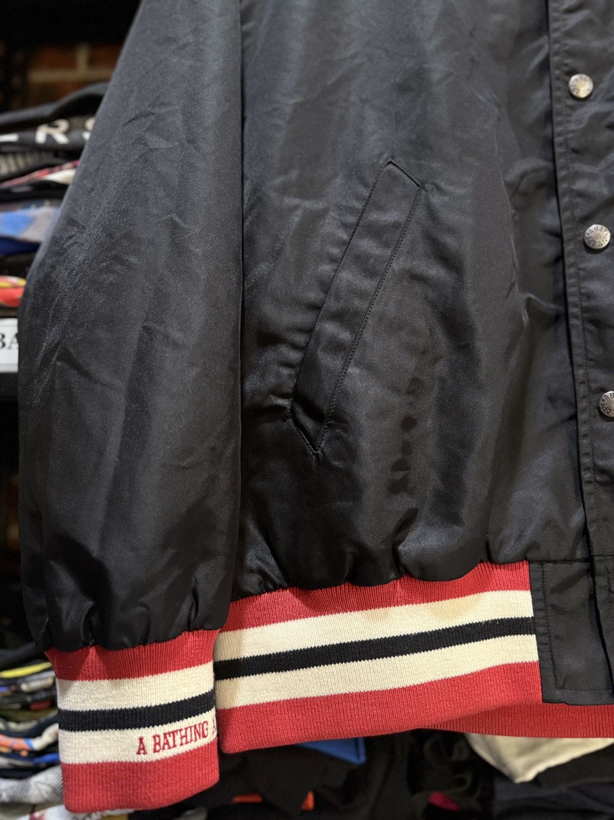 Bape Rare Bape Star Nigo Era Varsity Bomber Jacket Japan Size US M / EU 48-50 / 2 - 7 Thumbnail