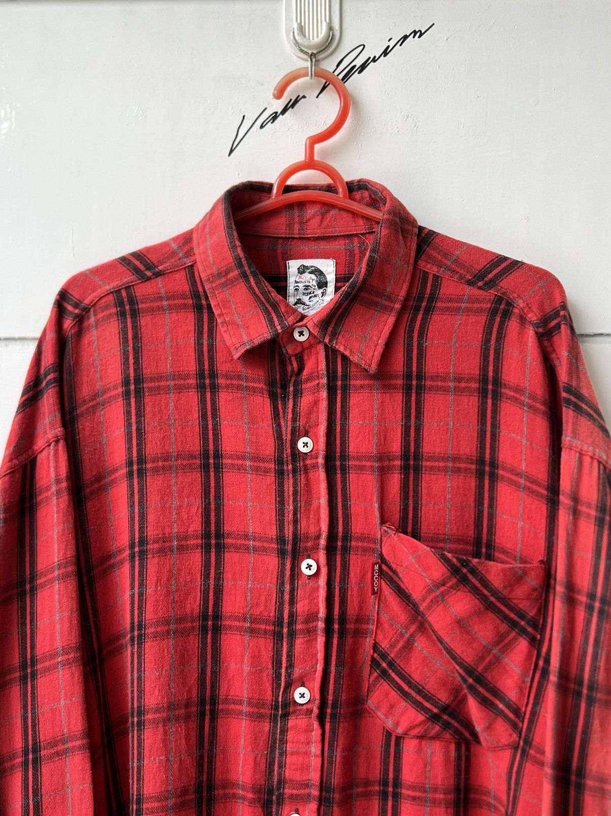The Real McCoy's McCOY By GILL Technical Apparel Plaid Shirt Size US L / EU 52-54 / 3 - 3 Thumbnail