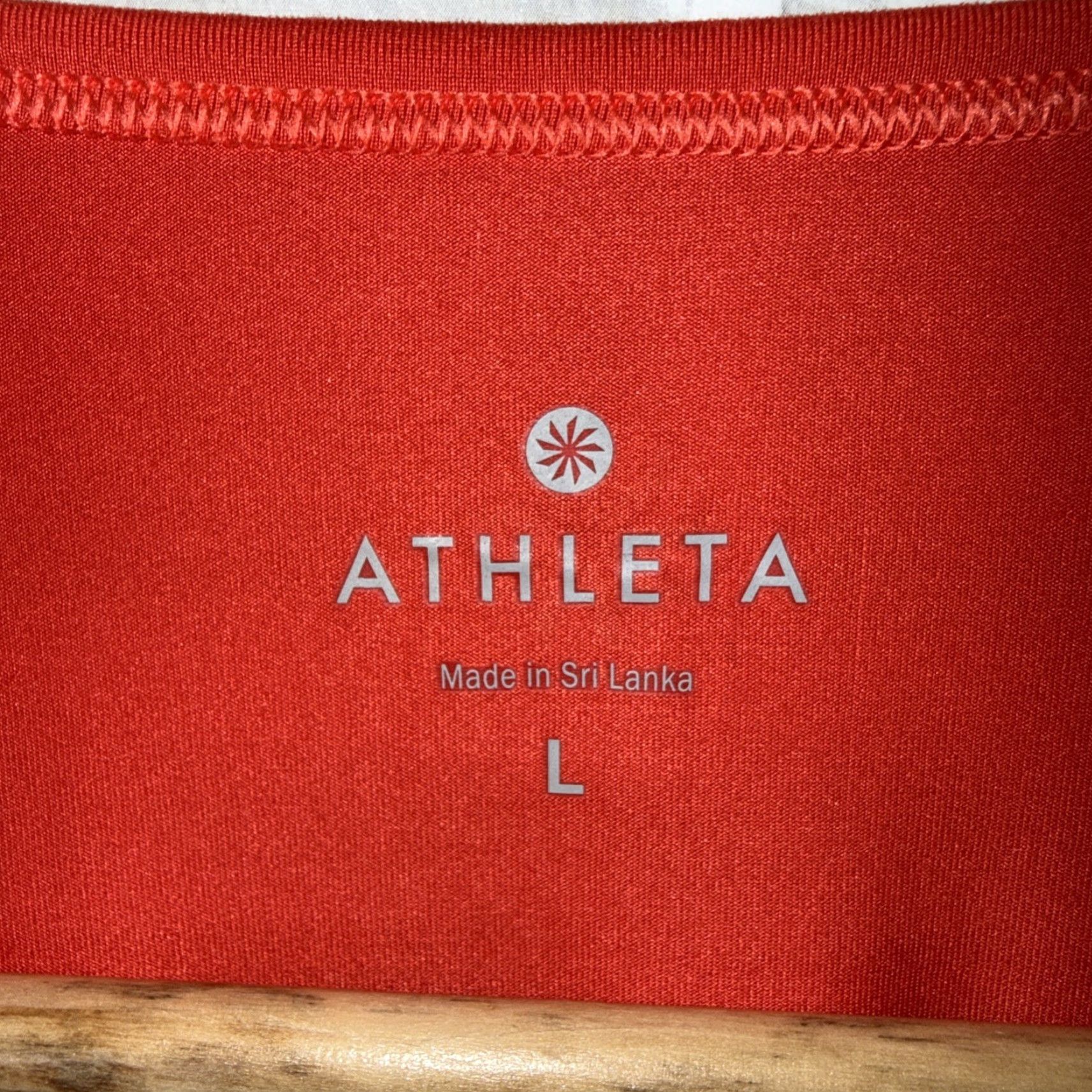 Athleta Athleta Orange Longsleeve Shirt Womens L Activewear Long Sleeve Casual Womens Size L / US 10 / IT 46 - 3 Thumbnail