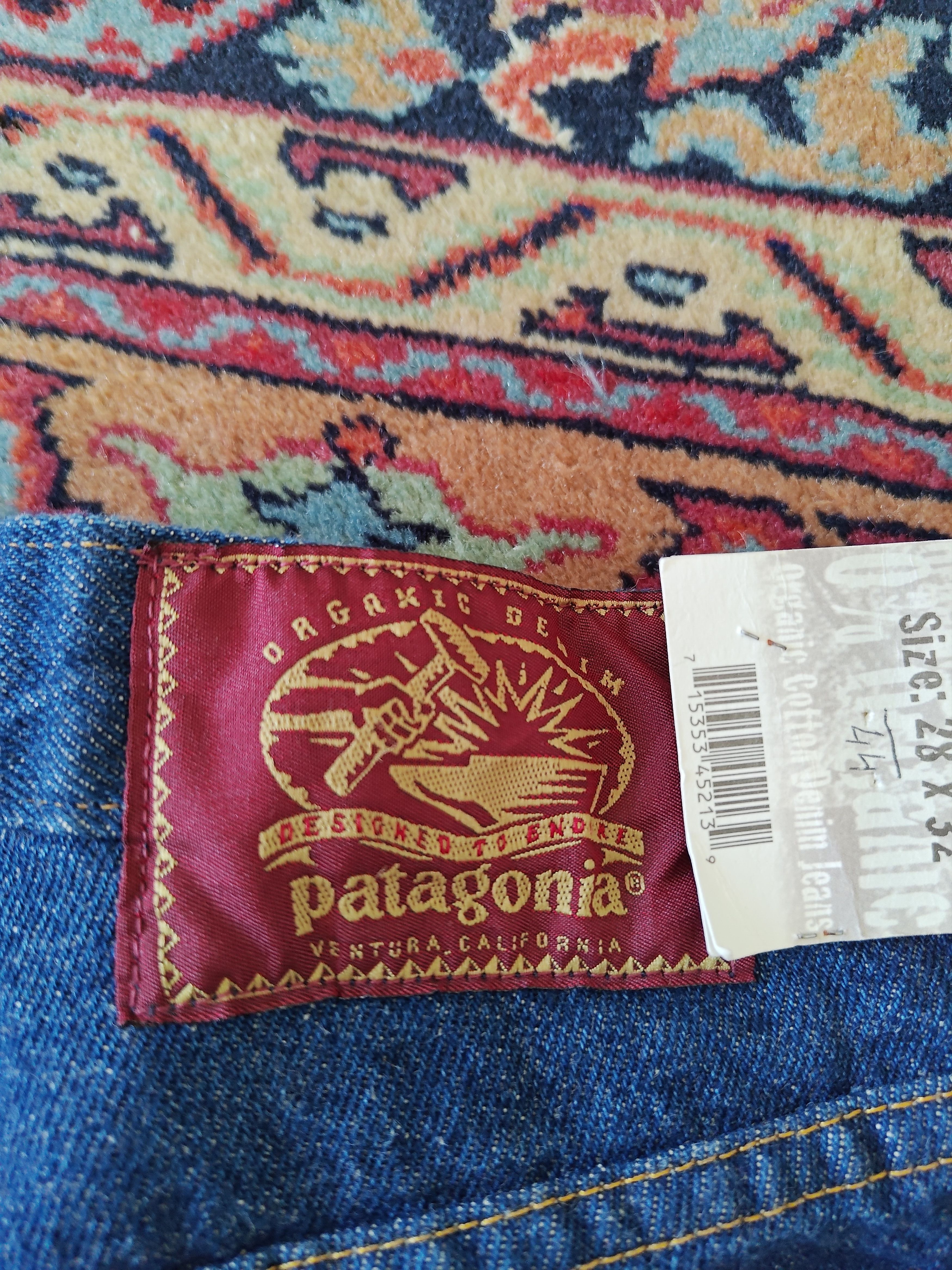 Patagonia Organic Denim Jeans – 90s Vintage – Made in USA