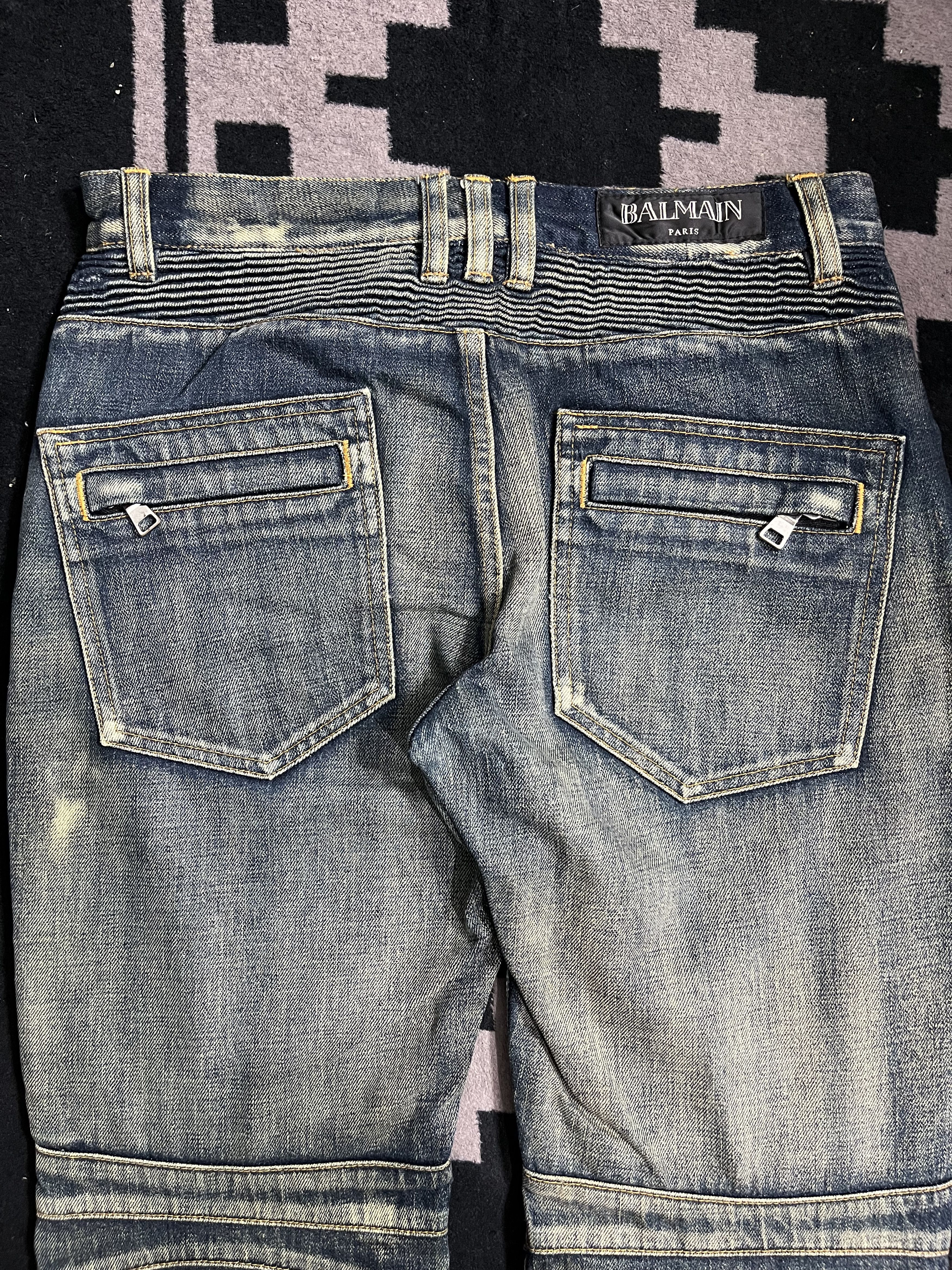 Balmain Balmain decarnin era biker jeans Size US 32 / EU 48 - 5 Thumbnail