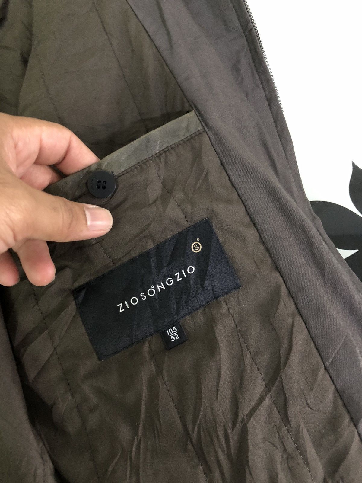 If Six Was Nine Carol Christian Poell Style ZIOSONGZIO Half Leather Jacket Size US M / EU 48-50 / 2 - 16 Thumbnail