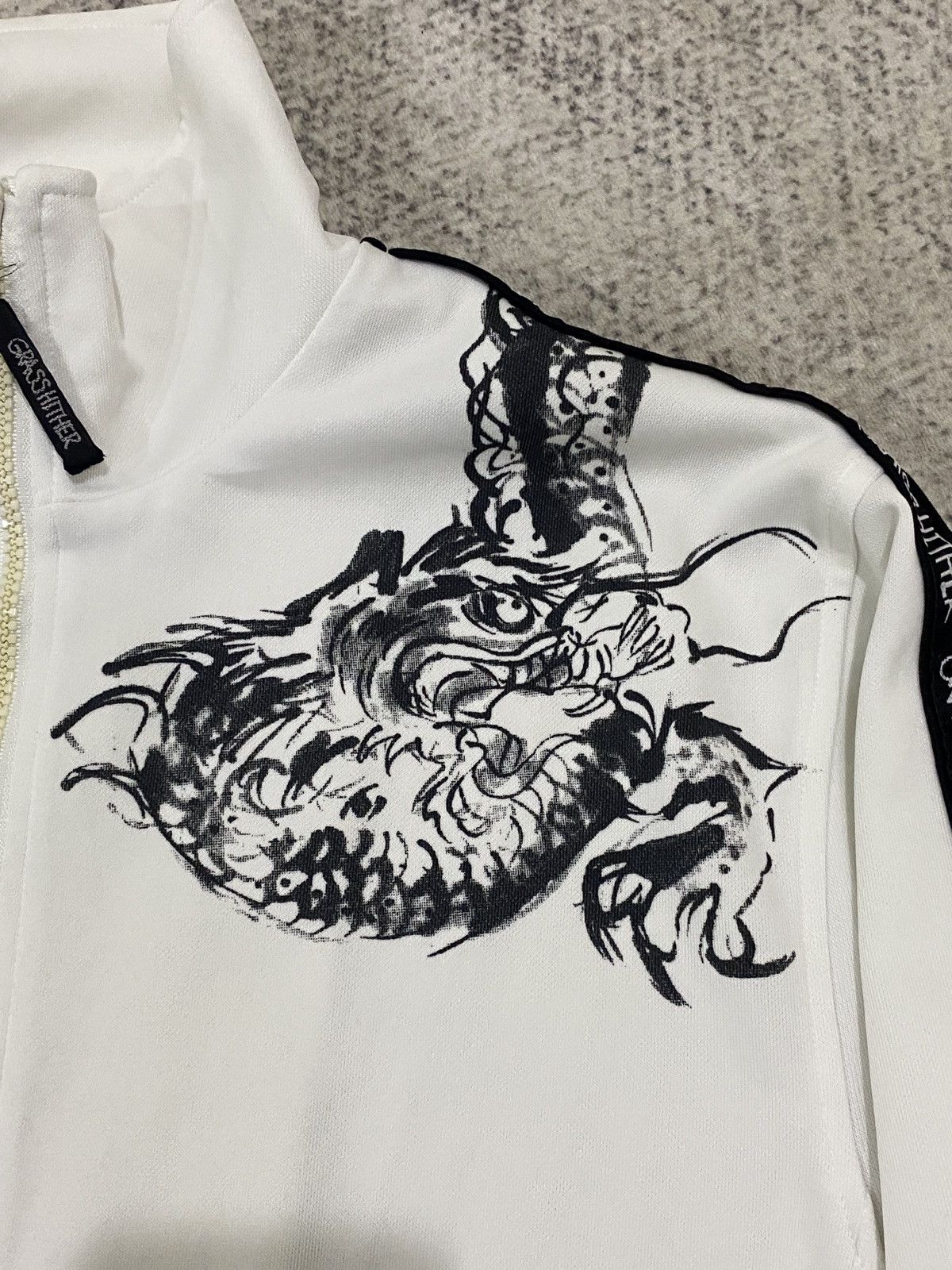 Other Grass Hither Sumi-e Dragon Japanese Streetwear Track Jacket Size US M / EU 48-50 / 2 - 4 Thumbnail