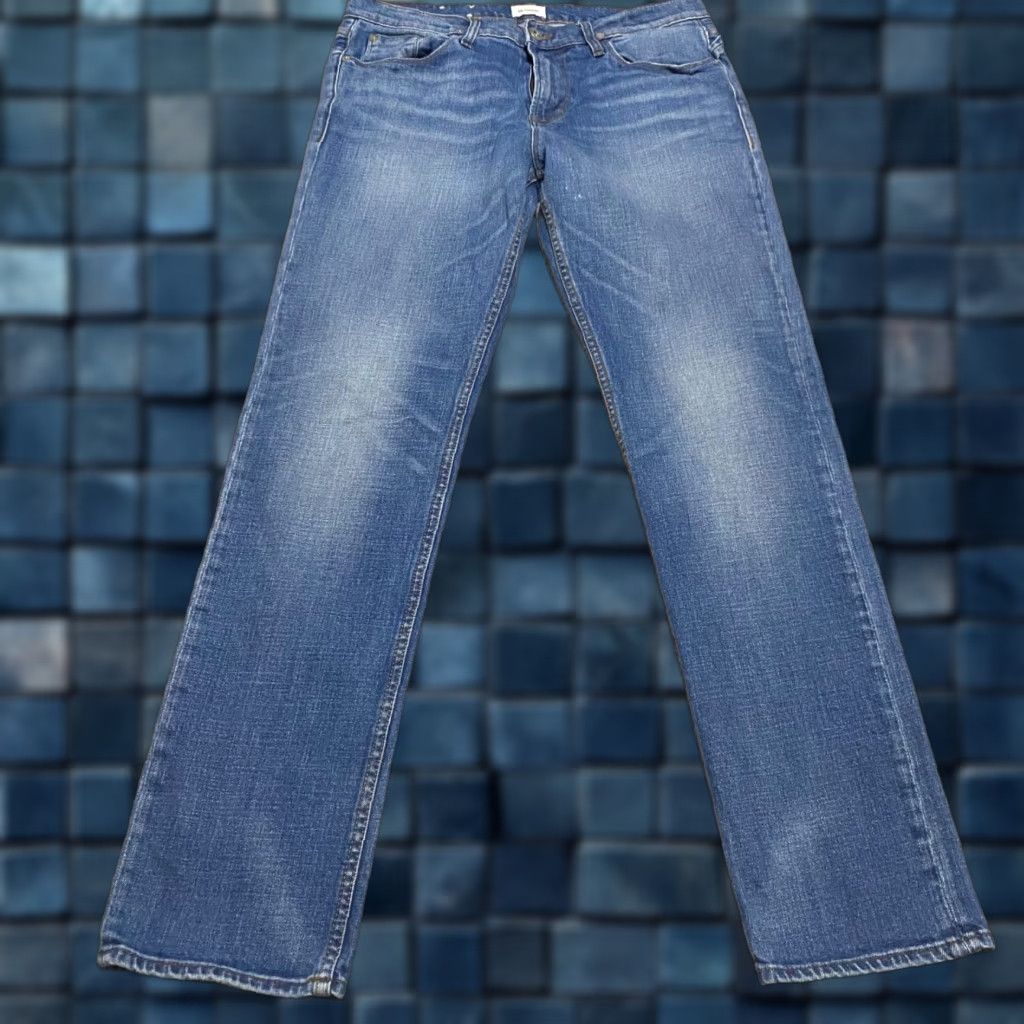 Hudson Hudson Jeans Blue Denim Medium Wash Slimming Relaxed 5-Pocket Design Pants Mens 33 Size US 33 - 1 Thumbnail