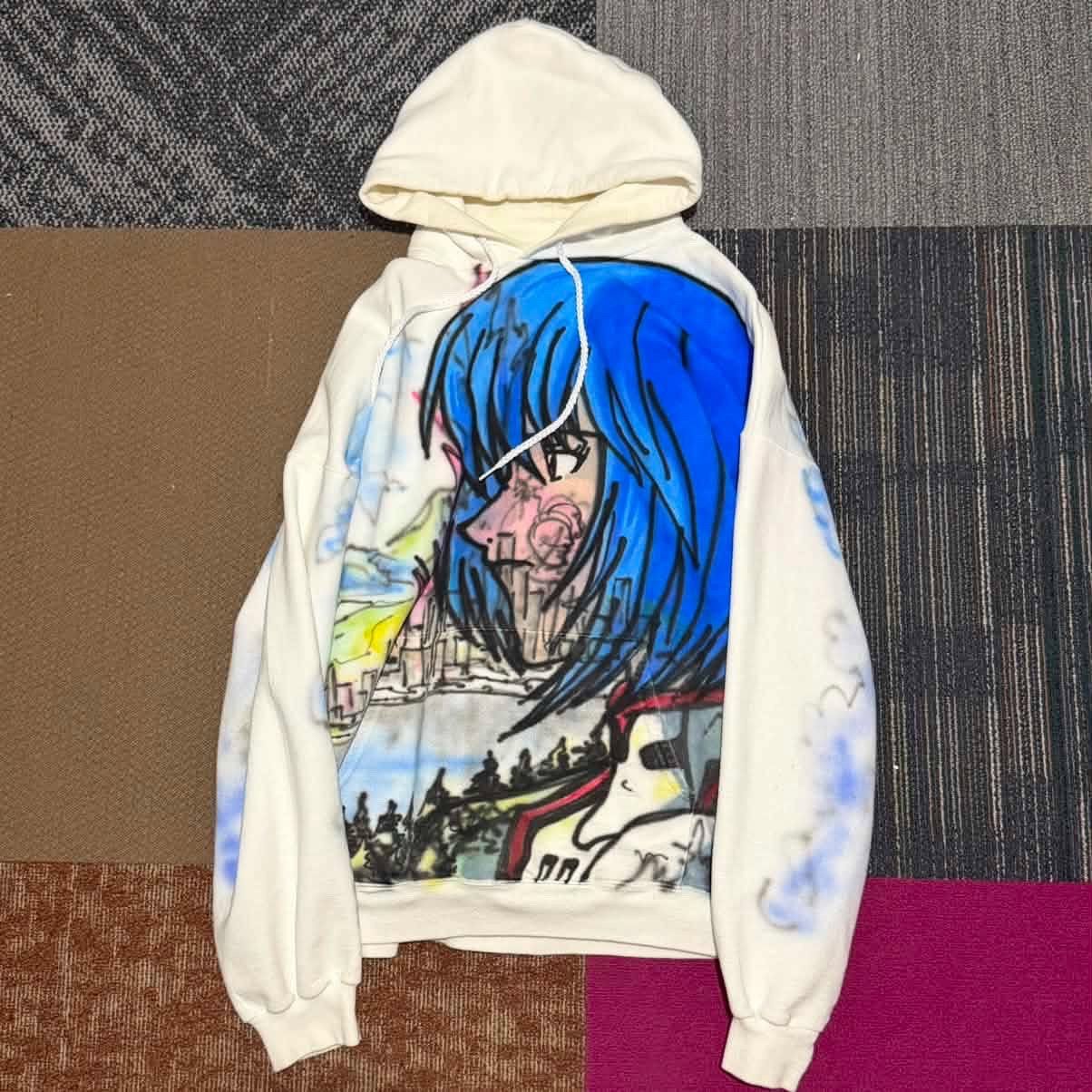 Other Airbrushed Neon Genesis Rei Hoodie Size US XL / EU 56 / 4 - 1 Thumbnail