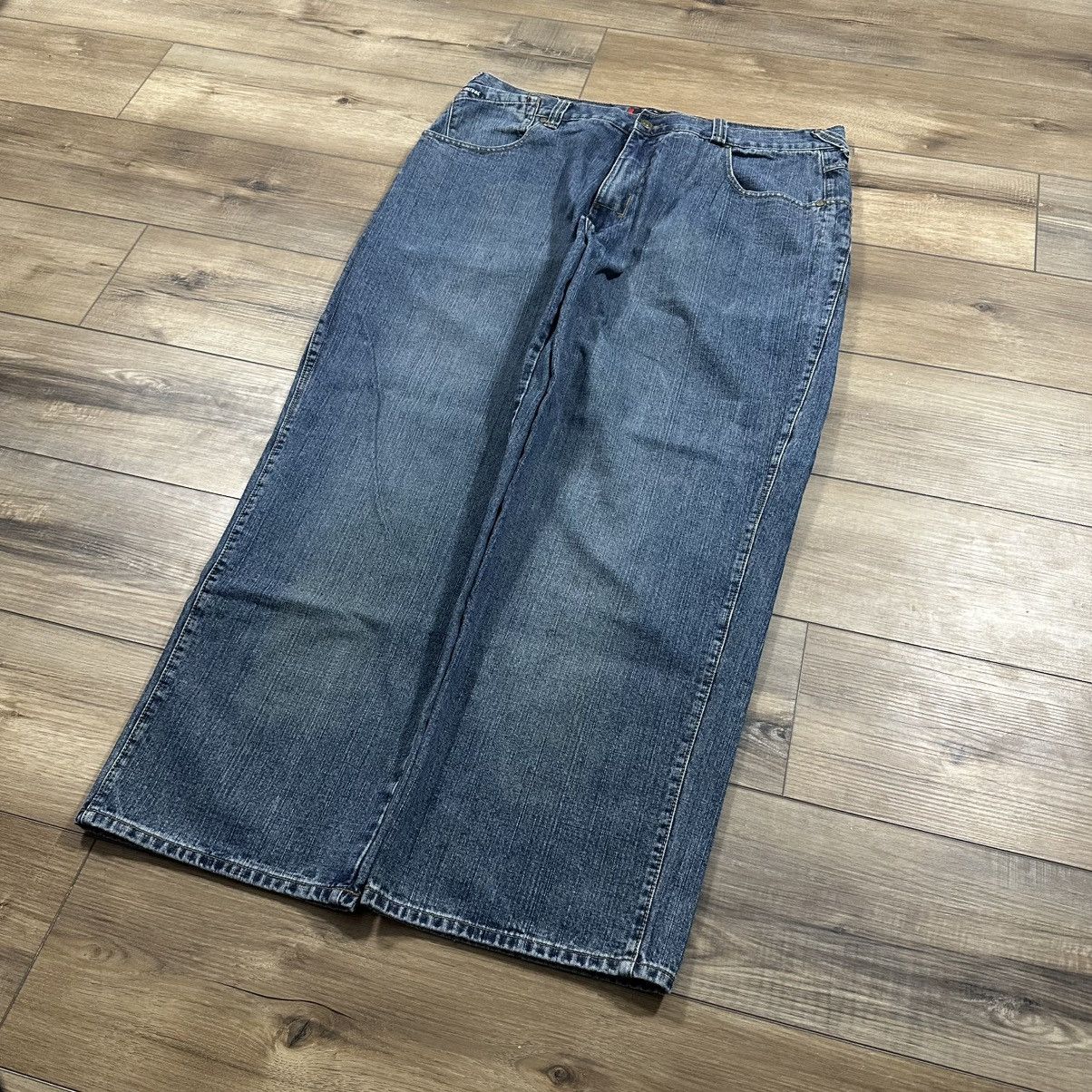 Other Vintage 2000s Y2K Culture Dark Wash Wide Leg Jeans Size US 40 / EU 56 - 2 Thumbnail