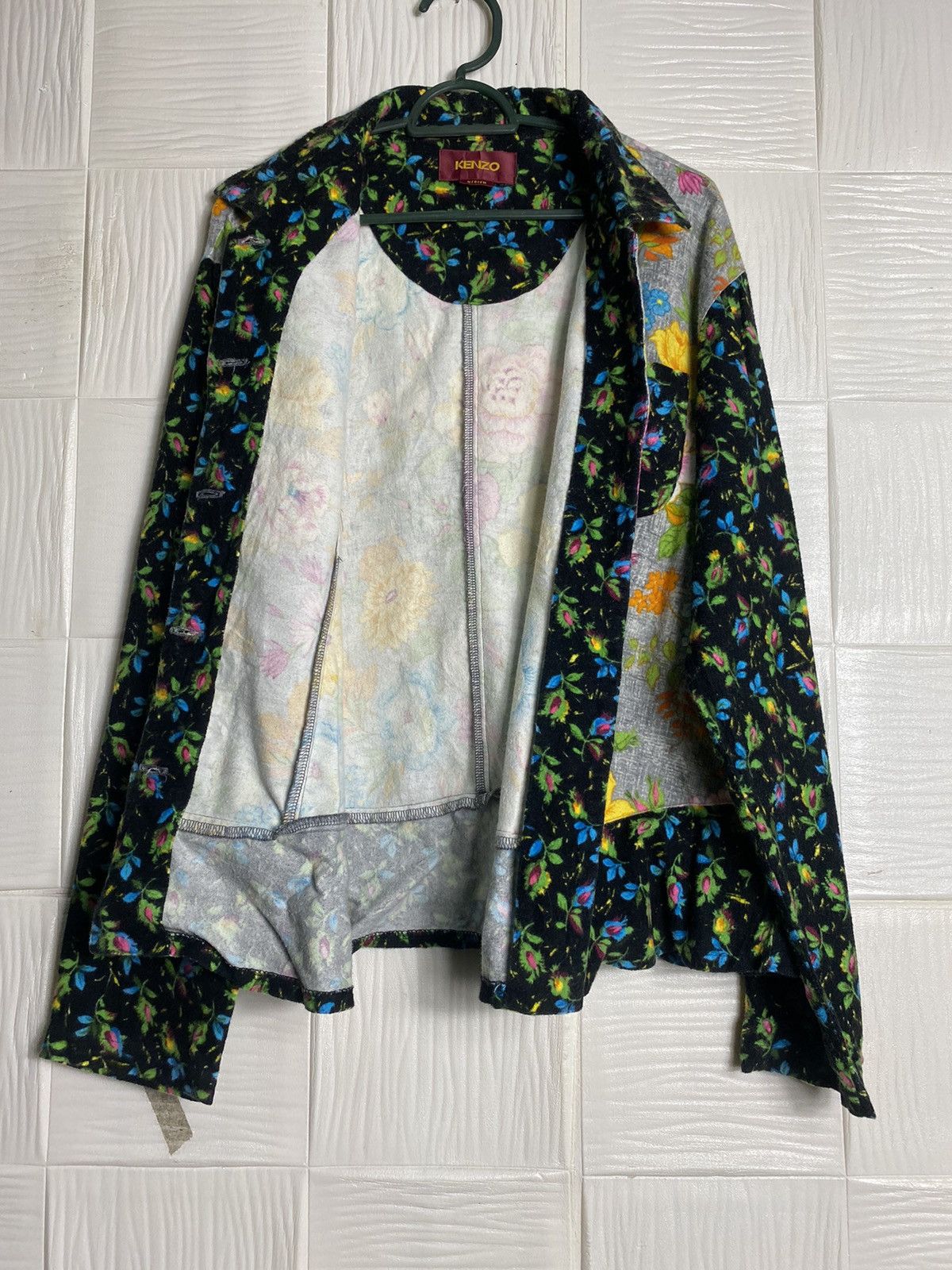 Kenzo × Vintage Kenzo flowers printed button up Size M / US 6-8 / IT 42-44 - 3 Thumbnail