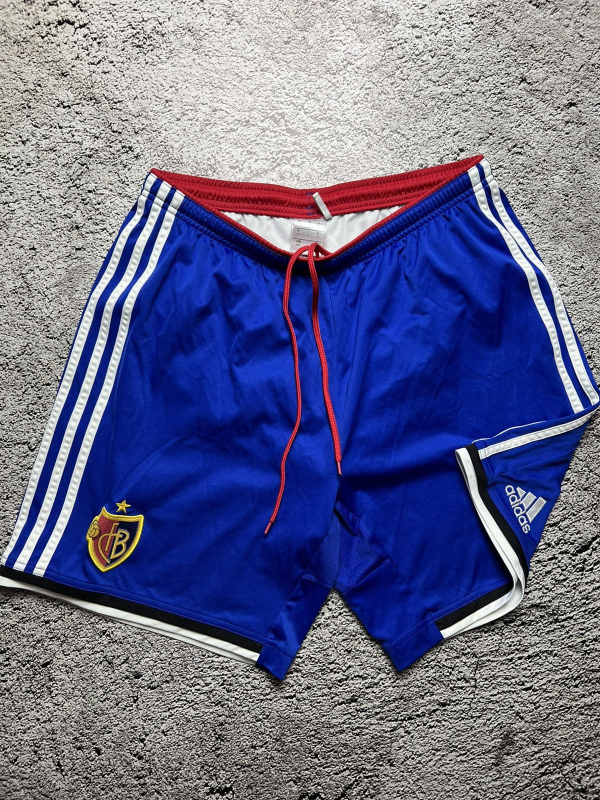 Adidas FC Basel Switzerland y2k shorts by Adidas Size US 34 / EU 50 - 1 Thumbnail
