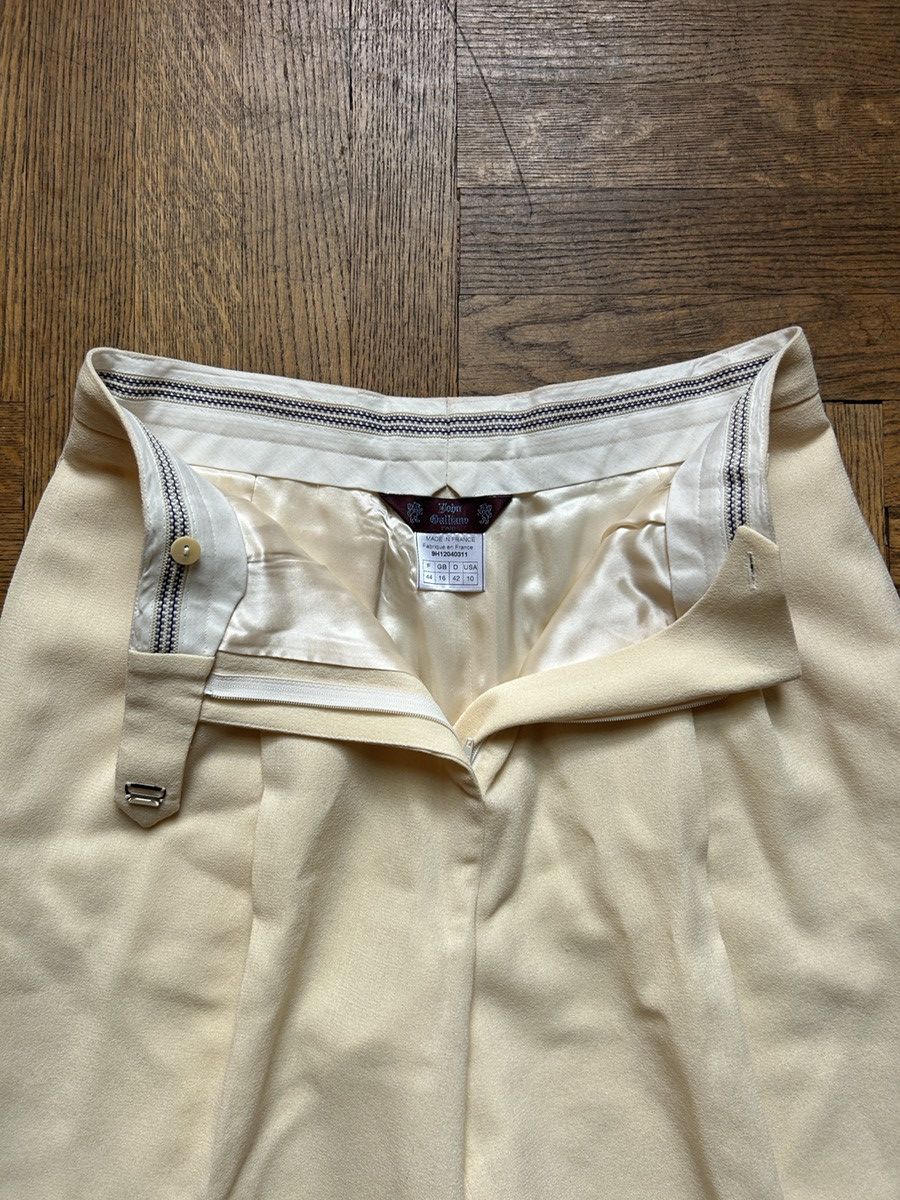John Galliano FW99 Tailored Wool Trousers Size US 29 - 3 Thumbnail