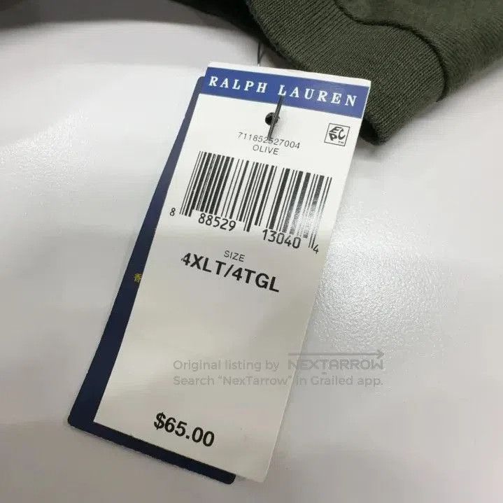 Polo Ralph Lauren Polo Ralph Lauren Letter Print Short-Sleeve T-Shirt. Size US XL / EU 56 / 4 - 4 Thumbnail