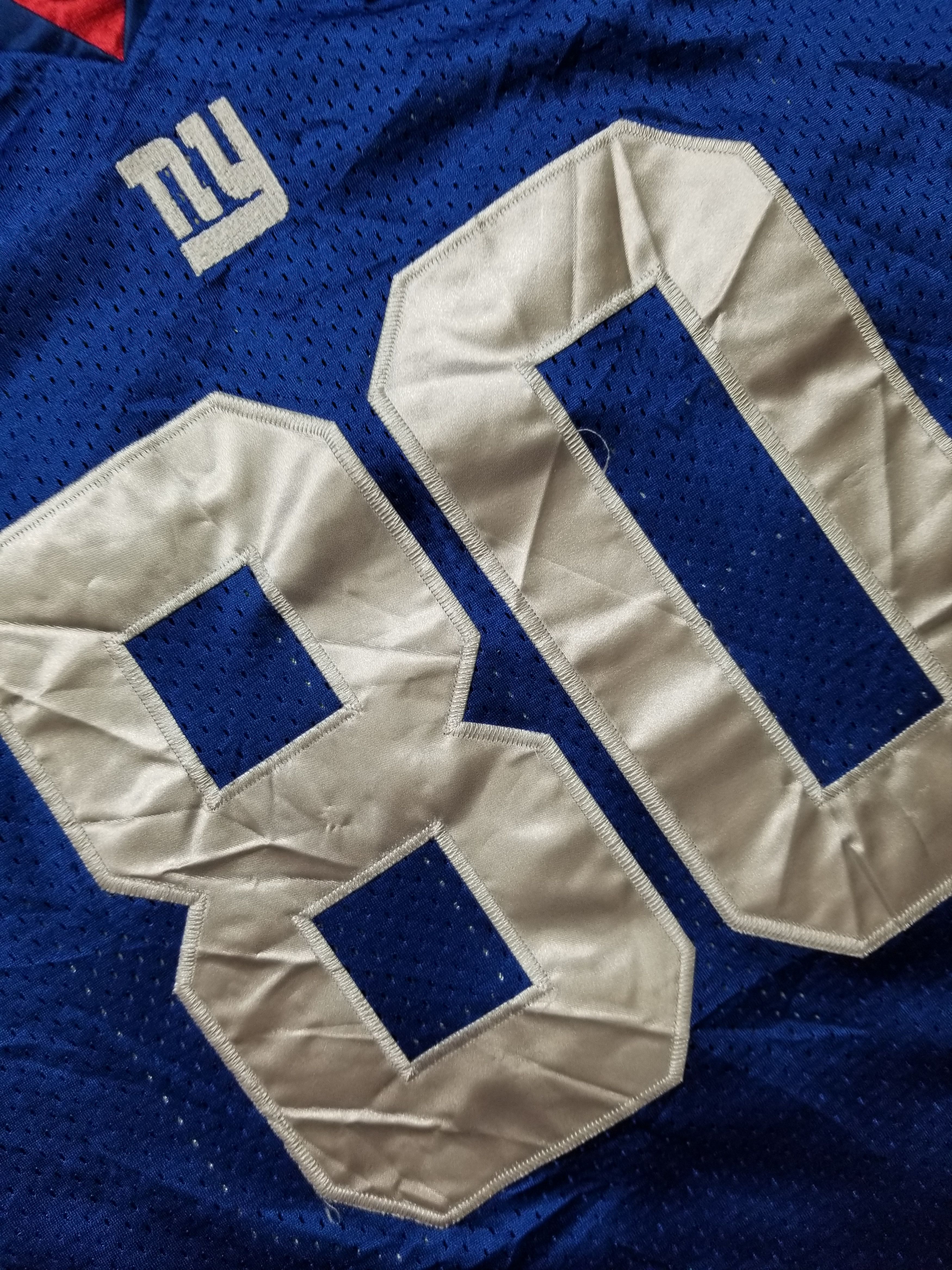 Reebok New York Giants Victor Cruz #80 Super Bowl NFL Sewn Jersey Size US XL / EU 56 / 4 - 16 Thumbnail