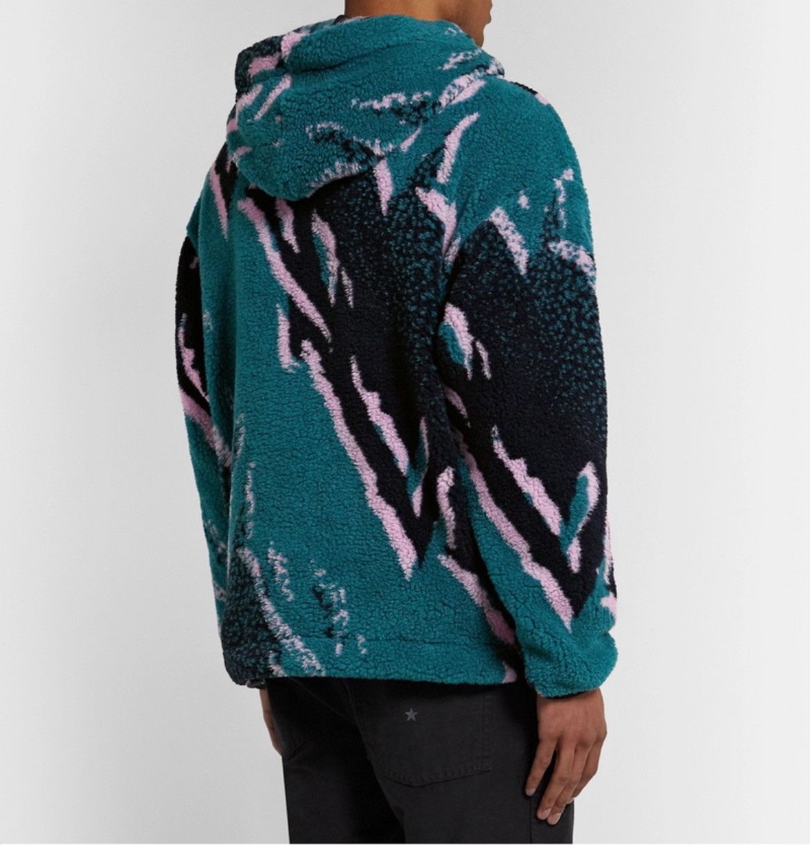 Aries Aries Oversized Jacquard Fleece Hoodie UNISEX Size US XS / EU 42 / 0 - 3 Thumbnail