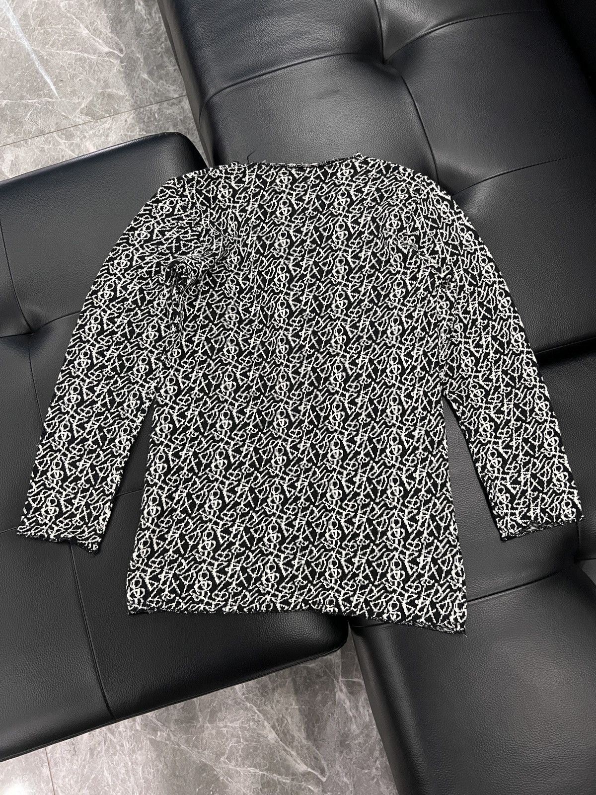 Comme des Garcons Tricot Comme des Garçons 00s All-Over Jacquard Knit Sweater Size S / US 4 / IT 40 - 2 Thumbnail