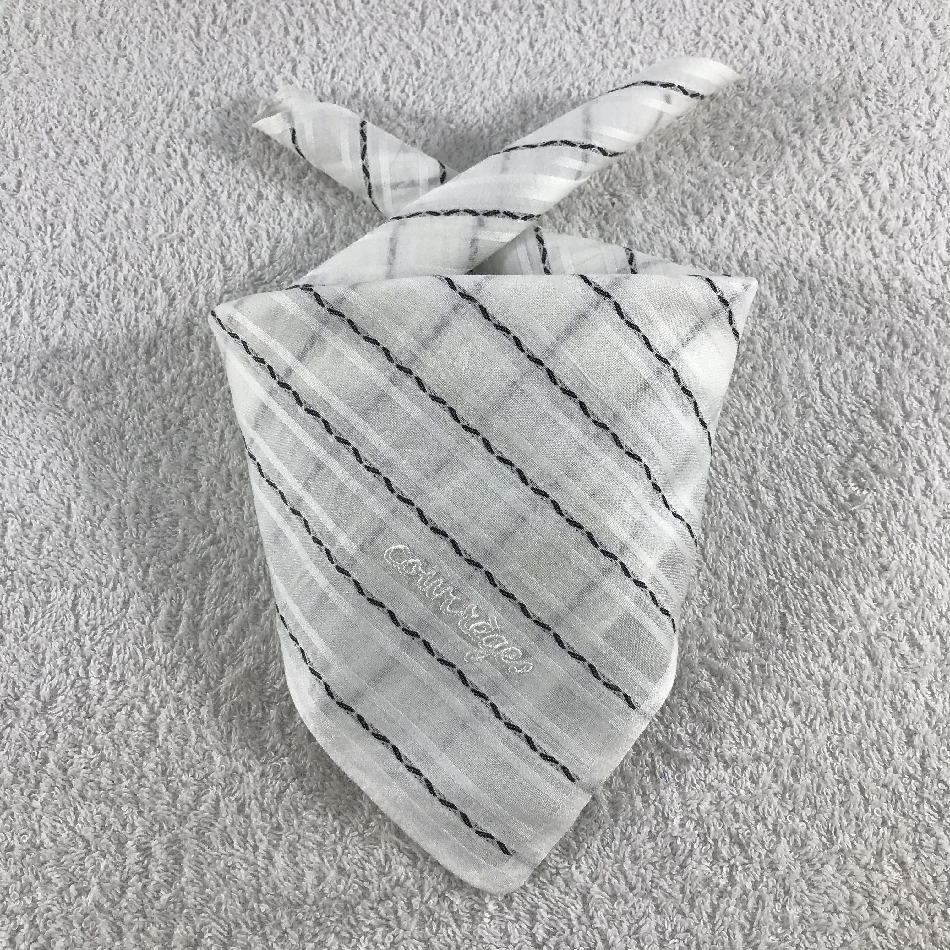 Courreges × Vintage Courreges Bandana / Handkerchief / Neckerchief - S156 Size ONE SIZE - 3 Thumbnail