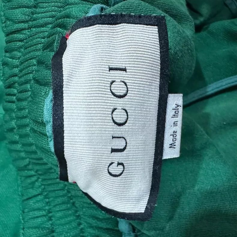 Gucci Gucci SizeM Green knitted striped trousers Size US 31 - 5 Thumbnail