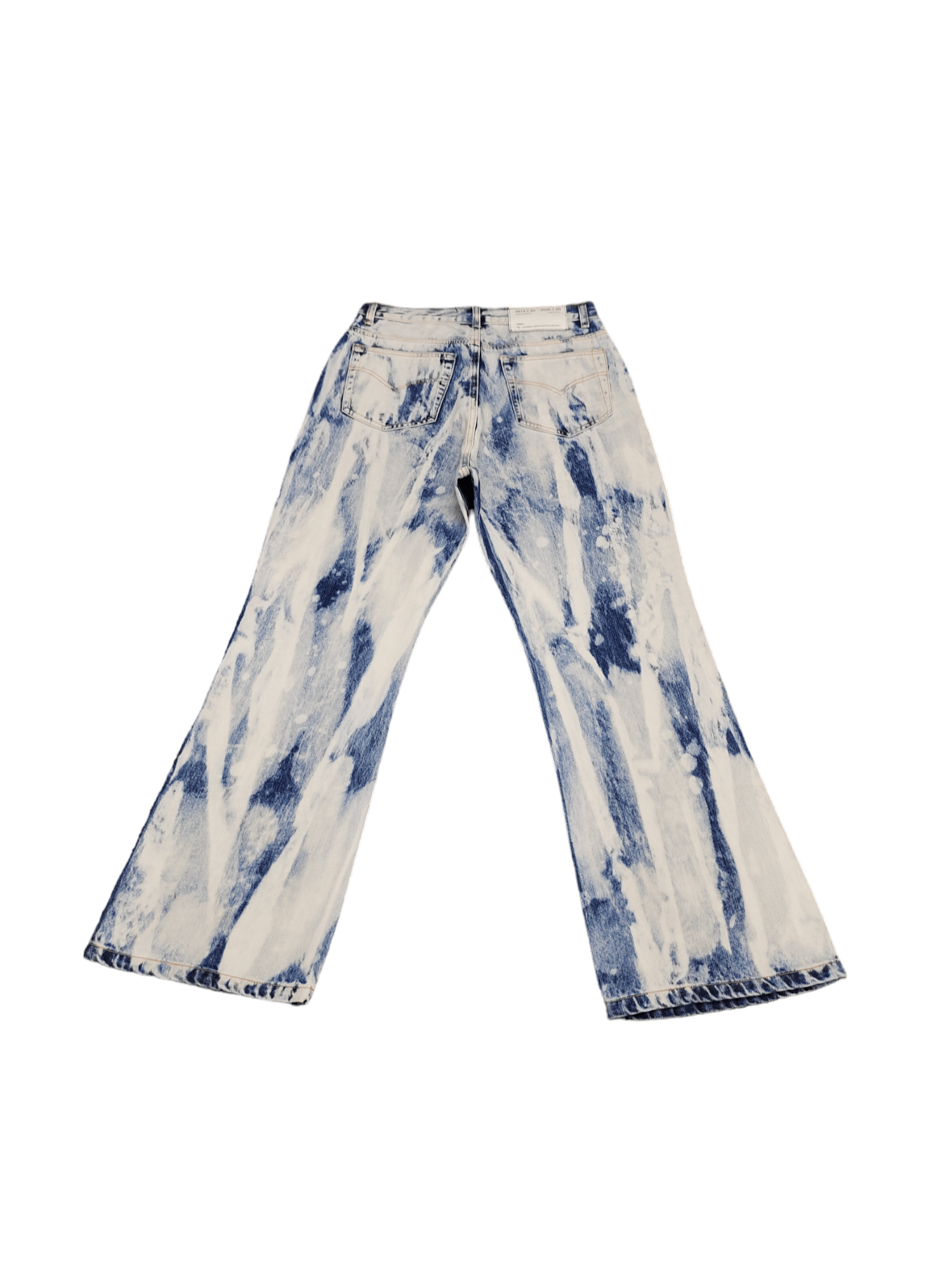 If Six Was Nine Flare Baggy Jean Terra Incognita Boot Cut Wide Leg Acid Wash Size US 29 - 13 Thumbnail