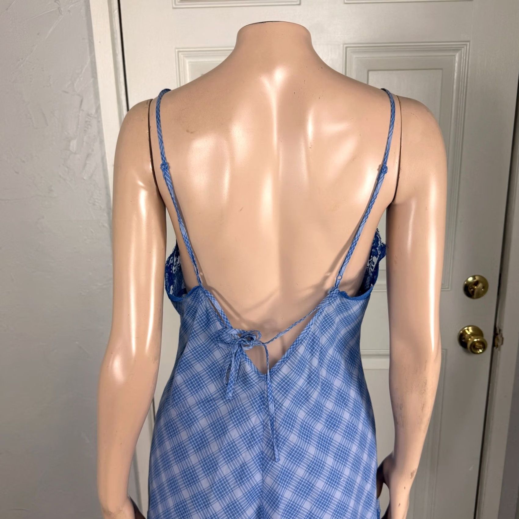 Victoria's Secret VINTAGE Victorias secret Lingerie Mini dress Lace Plaid RARE Y2K Medium Size M / US 6-8 / IT 42-44 - 5 Thumbnail