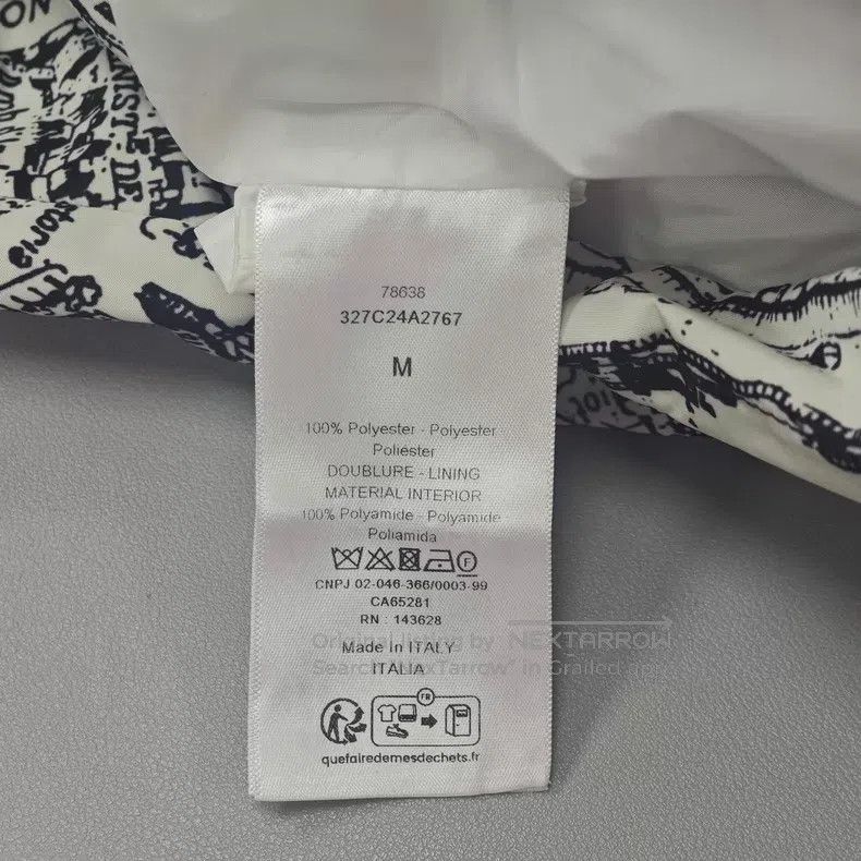 Dior Dior White Paris map full-print semi-zipper windbreaker Size M / US 6-8 / IT 42-44 - 6 Thumbnail