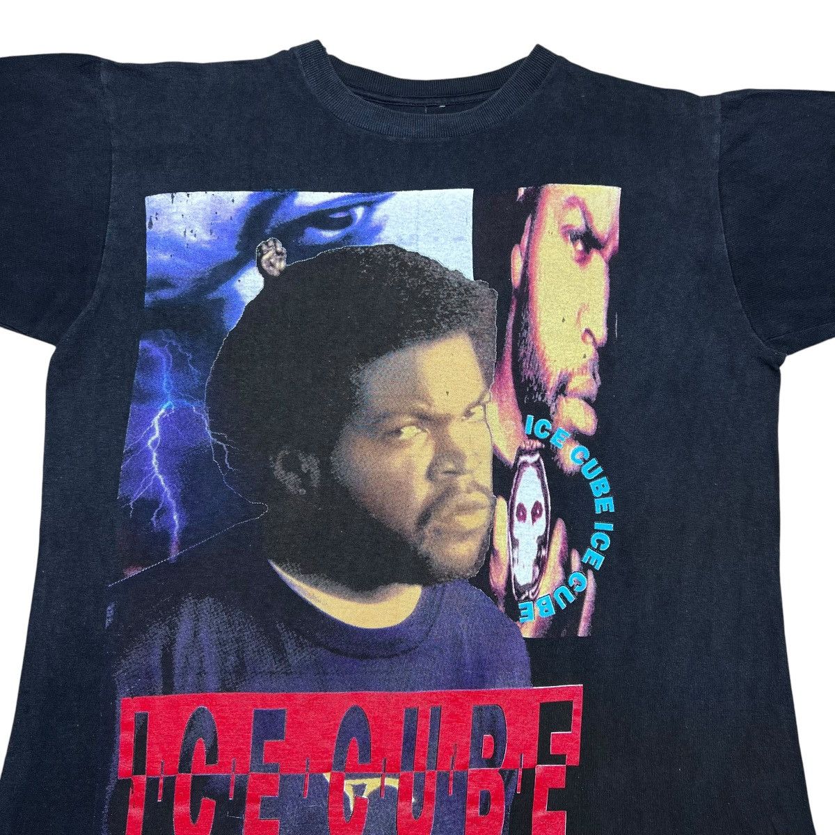 Rap Tees Vtg 1990s Ice Cube The Predator Rap Tee Double Sided T-Shirt Size US L / EU 52-54 / 3 - 4 Thumbnail