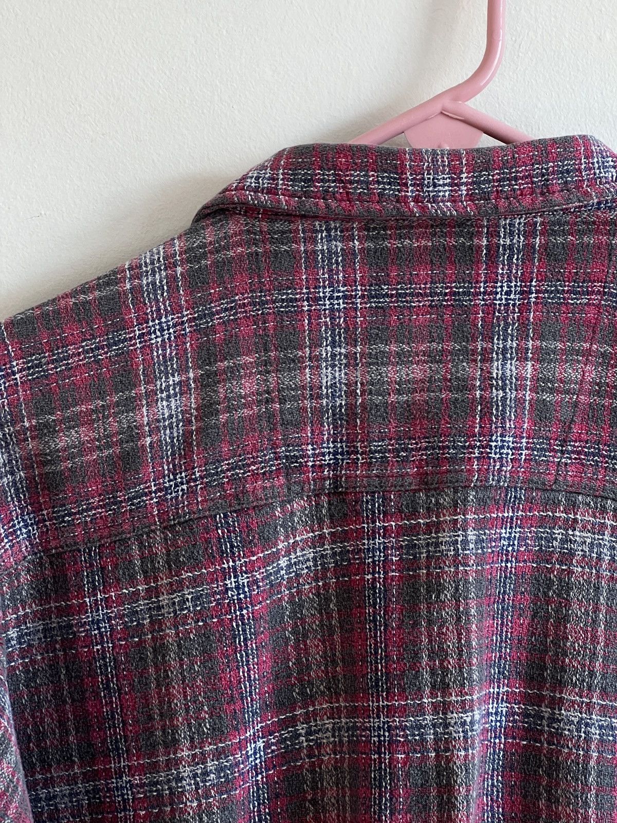 Vintage Vintage Heavy Cotton Button Down Shirt Size US L / EU 52-54 / 3 - 4 Thumbnail