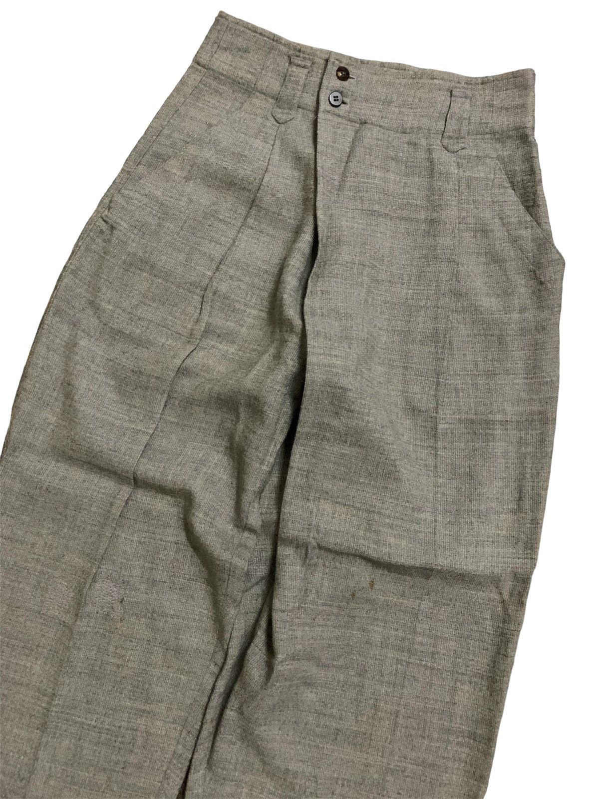 Issey Miyake 💥Vintage90s Issey Miyake High Waist Baggy Pant Size US 27 - 2 Thumbnail