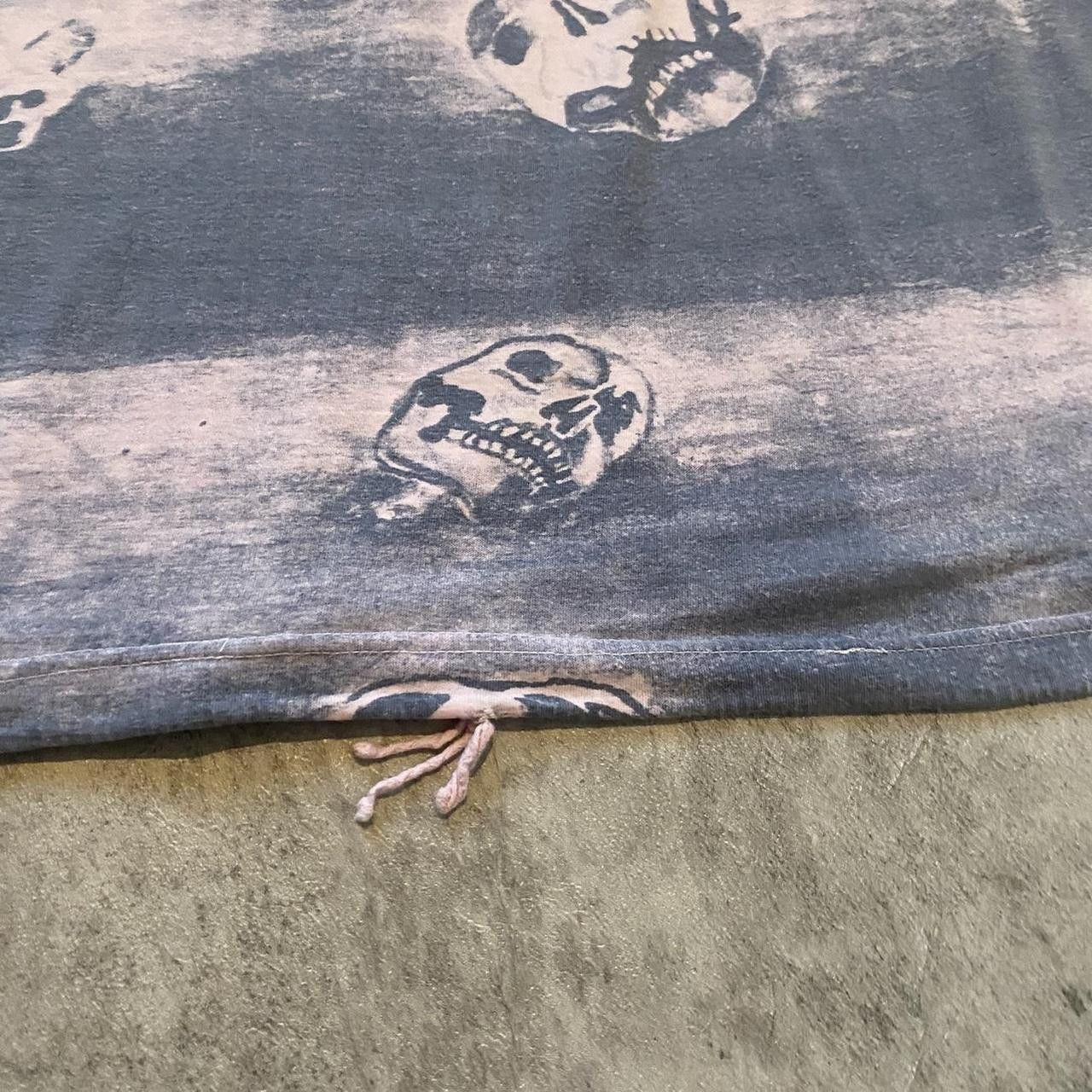 Other 90s Vintage Save the mankind Grey and black skulls Size US L / EU 52-54 / 3 - 6 Thumbnail