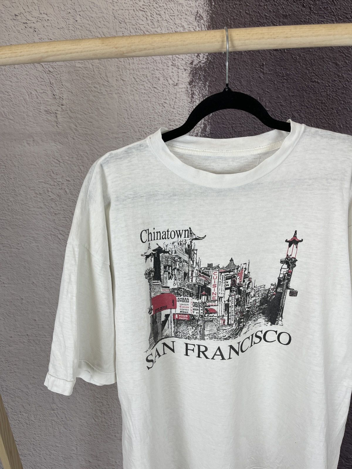 Vintage San Francisco Chinatown vintage 90s big logo tee shirt Size US L / EU 52-54 / 3 - 2 Thumbnail