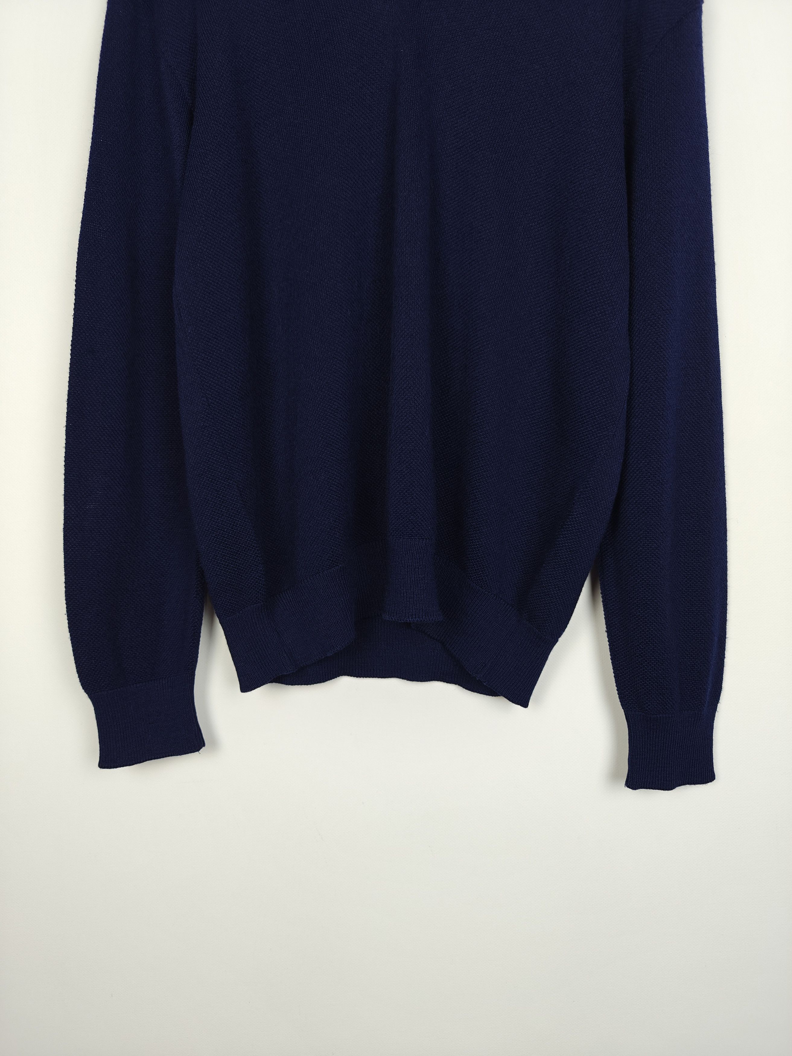 Lacoste Chemise Lacoste VTG Sweater France Pullover Blue XL Size US XL / EU 56 / 4 - 3 Thumbnail