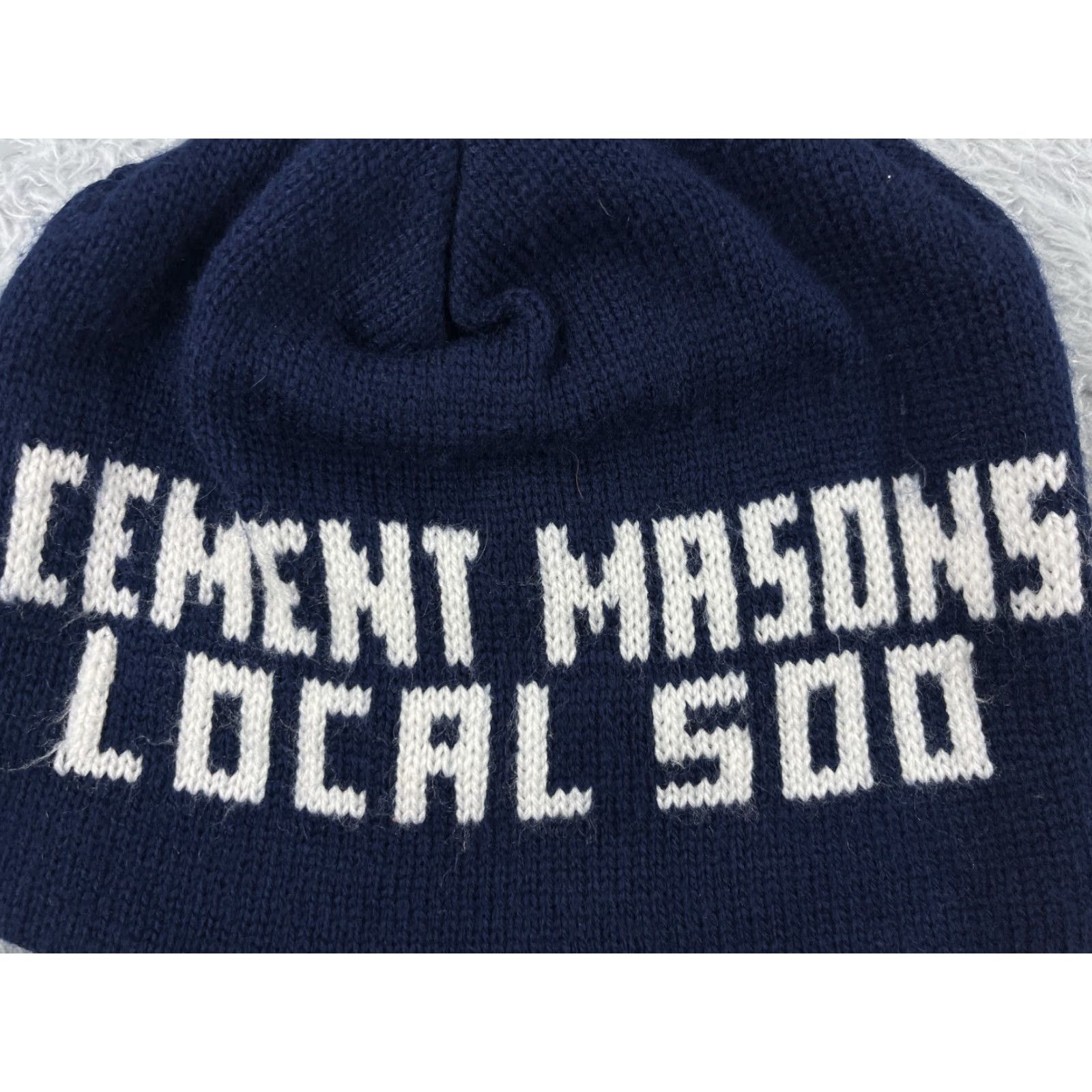 Vintage VINTAGE The Frank Doolittle Beanie Knit Hat Adult One Size Blue Ultralight Lightweight Winter Outdoors Ski] Size ONE SIZE - 2 Thumbnail