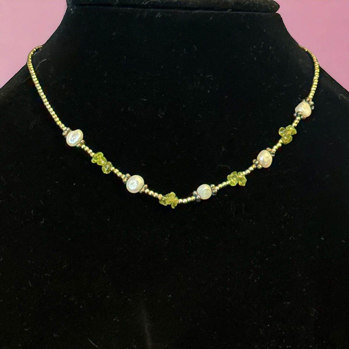 Other 1928 fresh water pearl gold bead necklace Size ONE SIZE - 1 Thumbnail