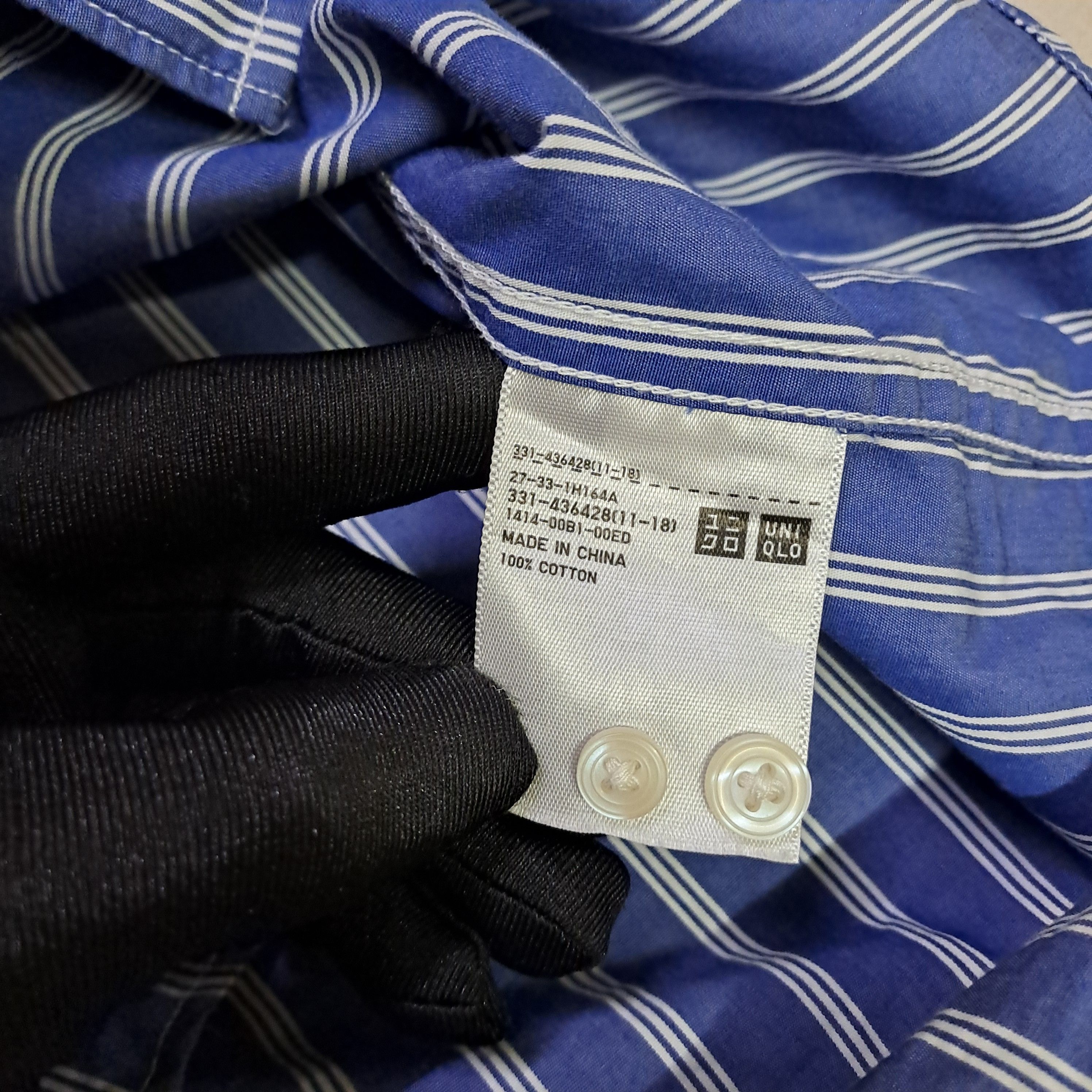 Uniqlo Uniqlo Stripes Button Down Longsleeve Shirt Size US M / EU 48-50 / 2 - 6 Thumbnail