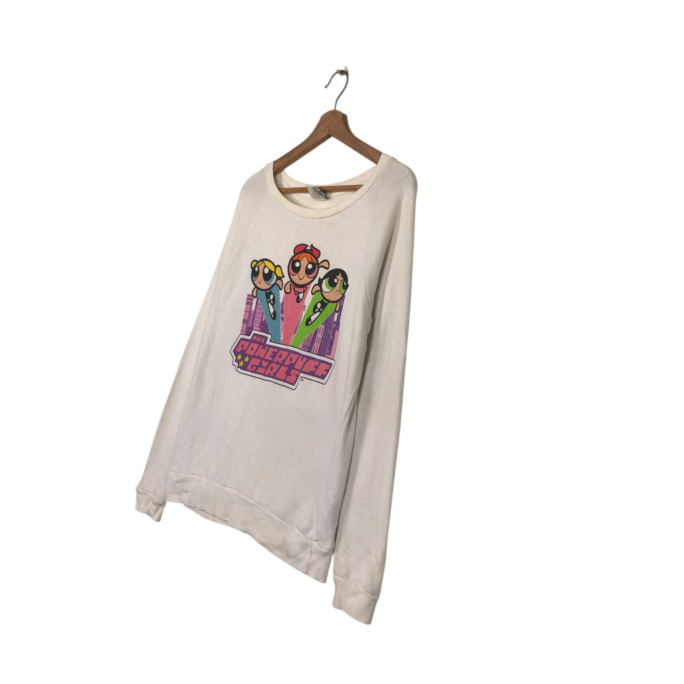 Japanese Brand 📌Vintage Sweatshirt Cartoon The Powerpuff Girls Big Logo Size US L / EU 52-54 / 3 - 3 Thumbnail