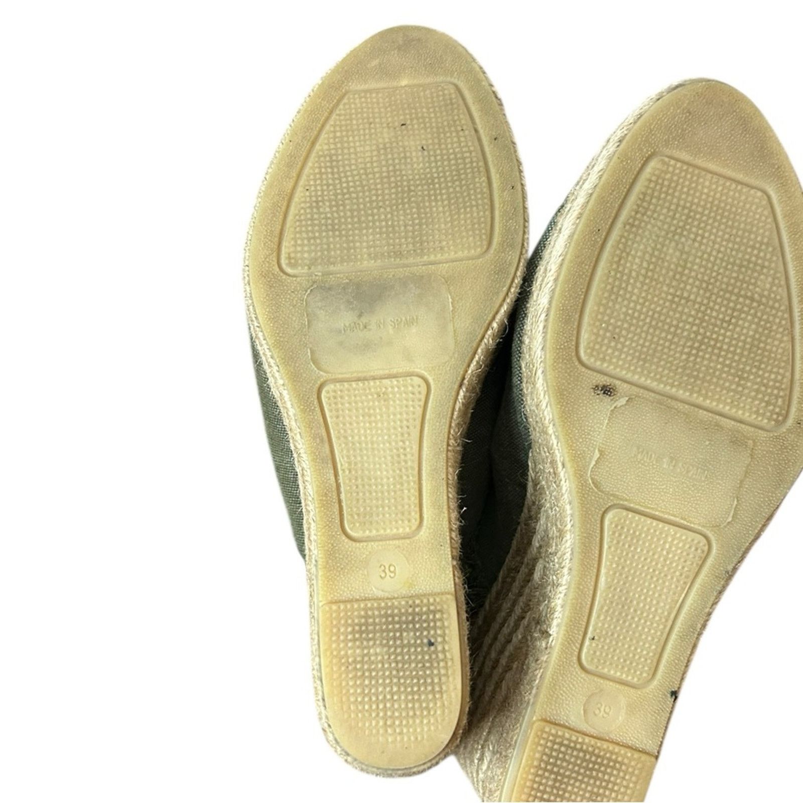 Other Maypol Olive Green Fringe Espadrille Wedge Sandals Size US 8.5 / IT 38.5 - 7 Thumbnail