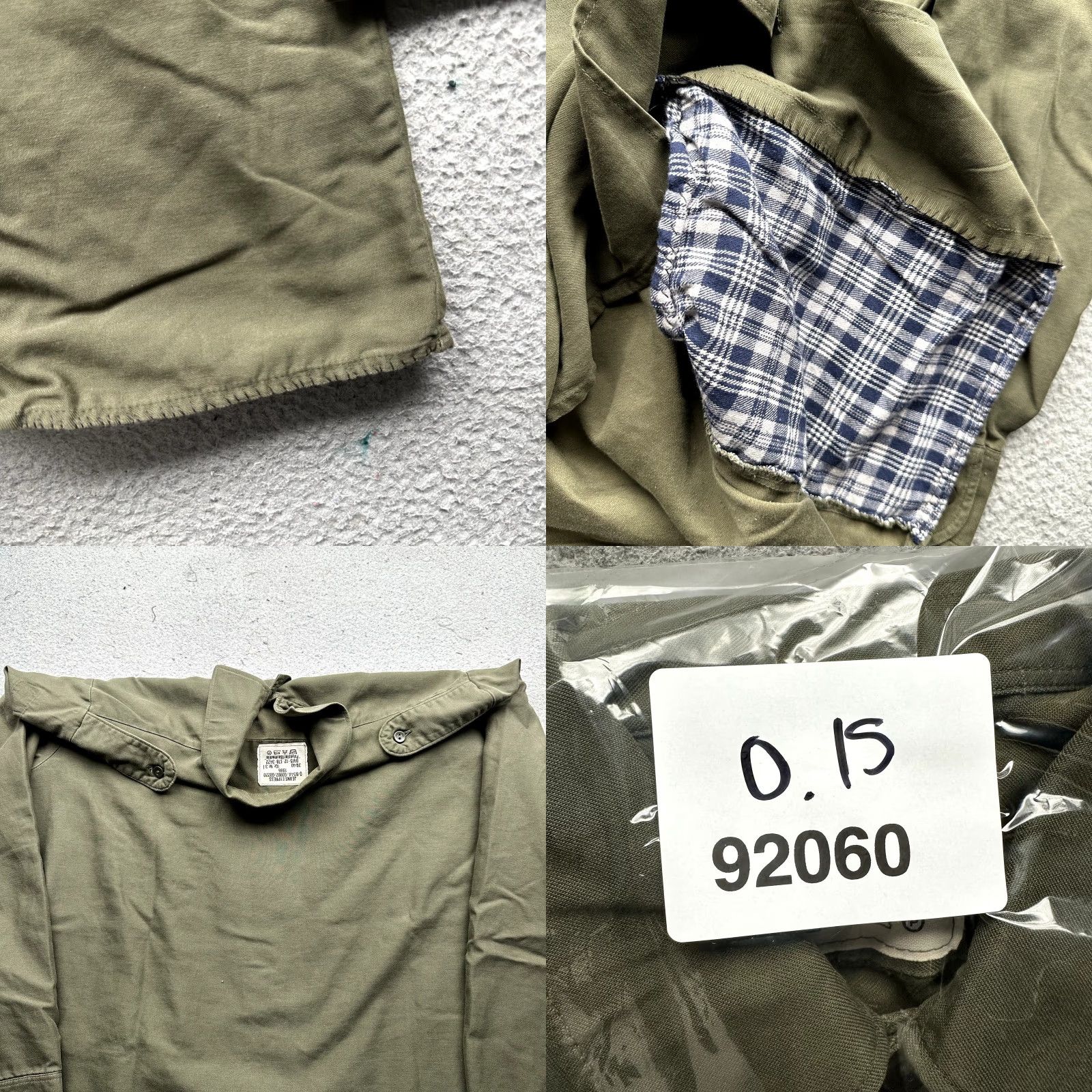 Vintage VINTAGE West German Bundeswehr Military Field Shirt M Green Button-Down Collared 1986 Army Mens Size US M / EU 48-50 / 2 - 8 Thumbnail
