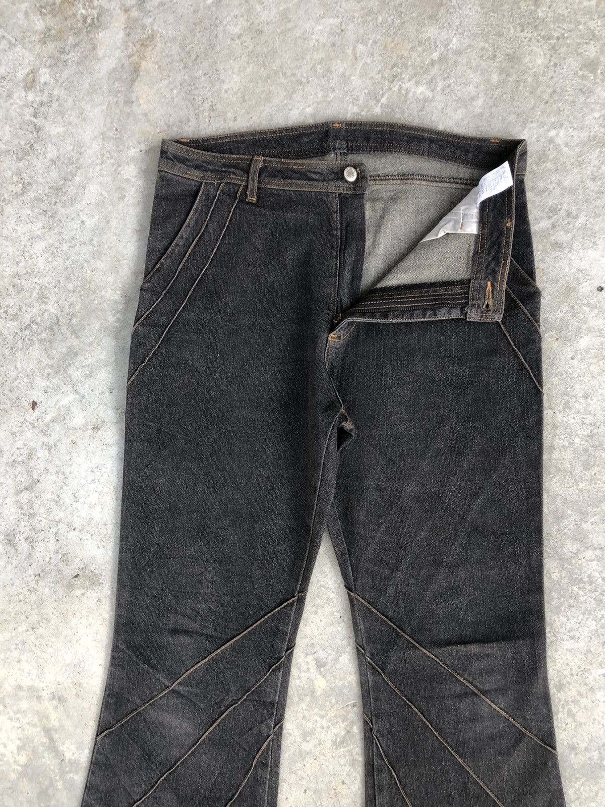 Vintage Japanese Playchess Flared Jeans Distressed Jeans Size US 32 / EU 48 - 3 Thumbnail