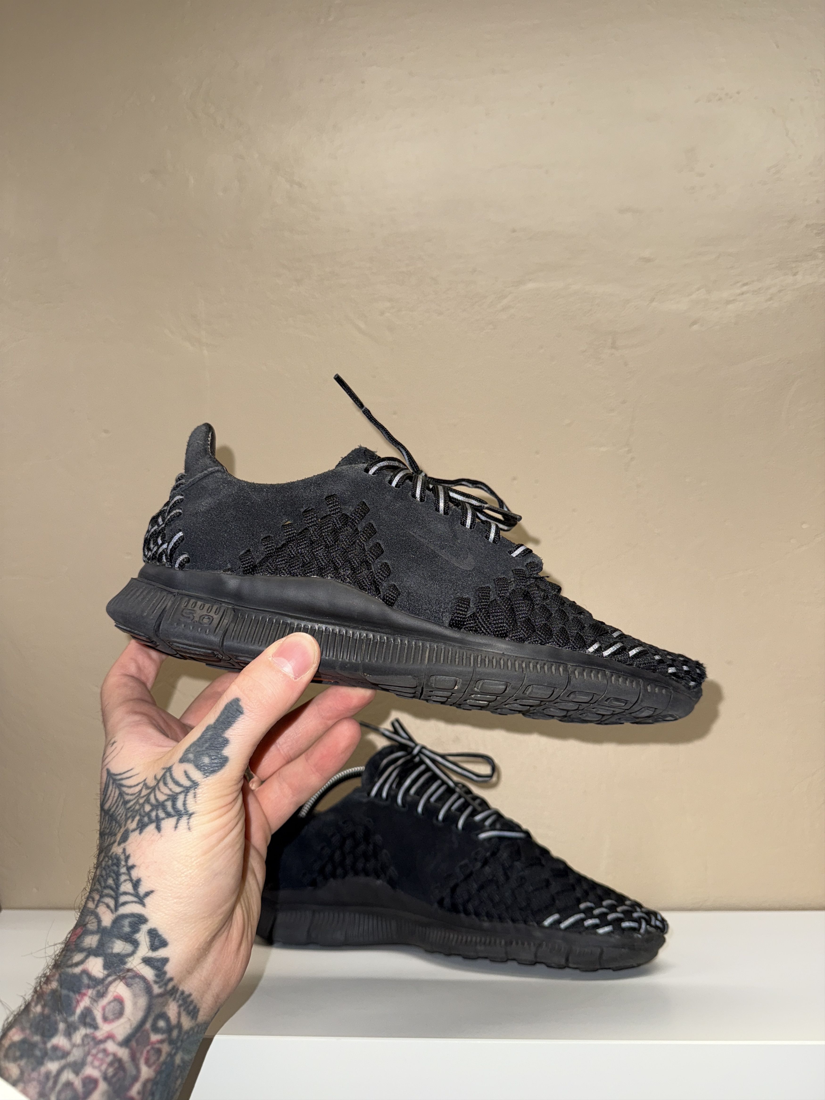 Nike × Vintage Nike Free Inneva Woven 2 Triple Black us 6.5 Size US 6.5 / IT 36.5 - 5 Thumbnail