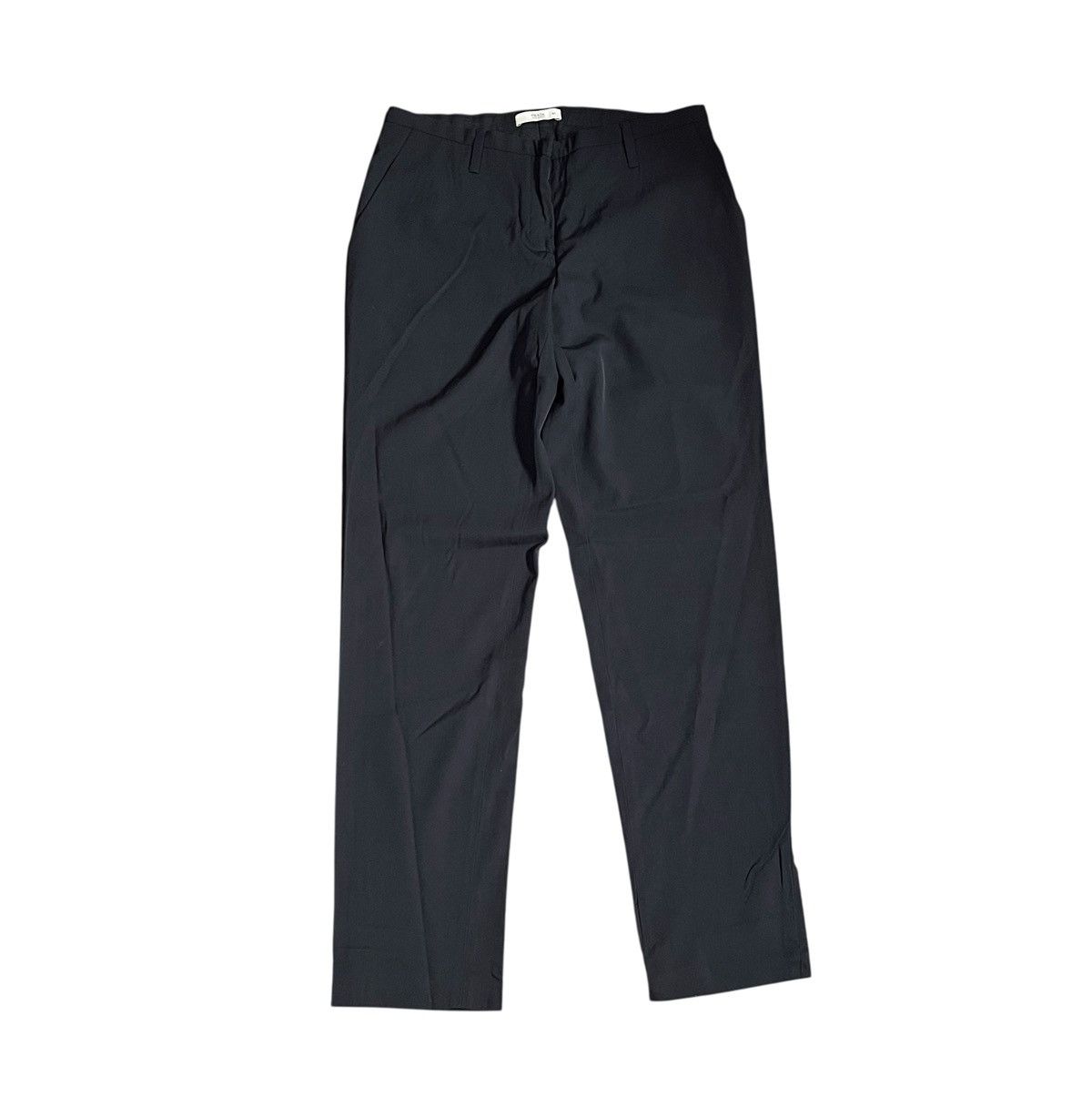 Prada Vintage prada virgin wool black trousers Size US 29 - 1 Thumbnail
