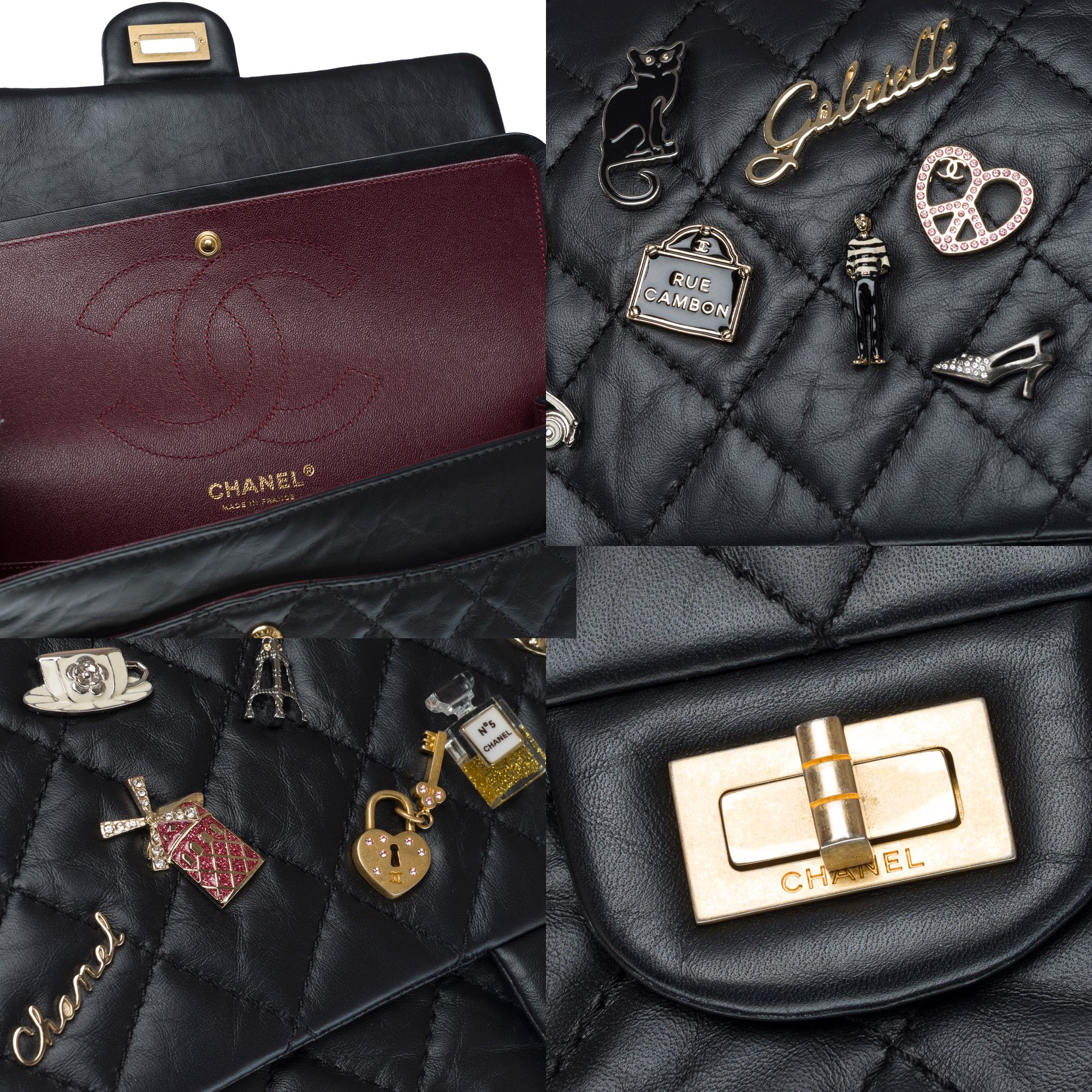 Chanel Chanel 2.55 in Black Leather Size ONE SIZE - 7 Thumbnail