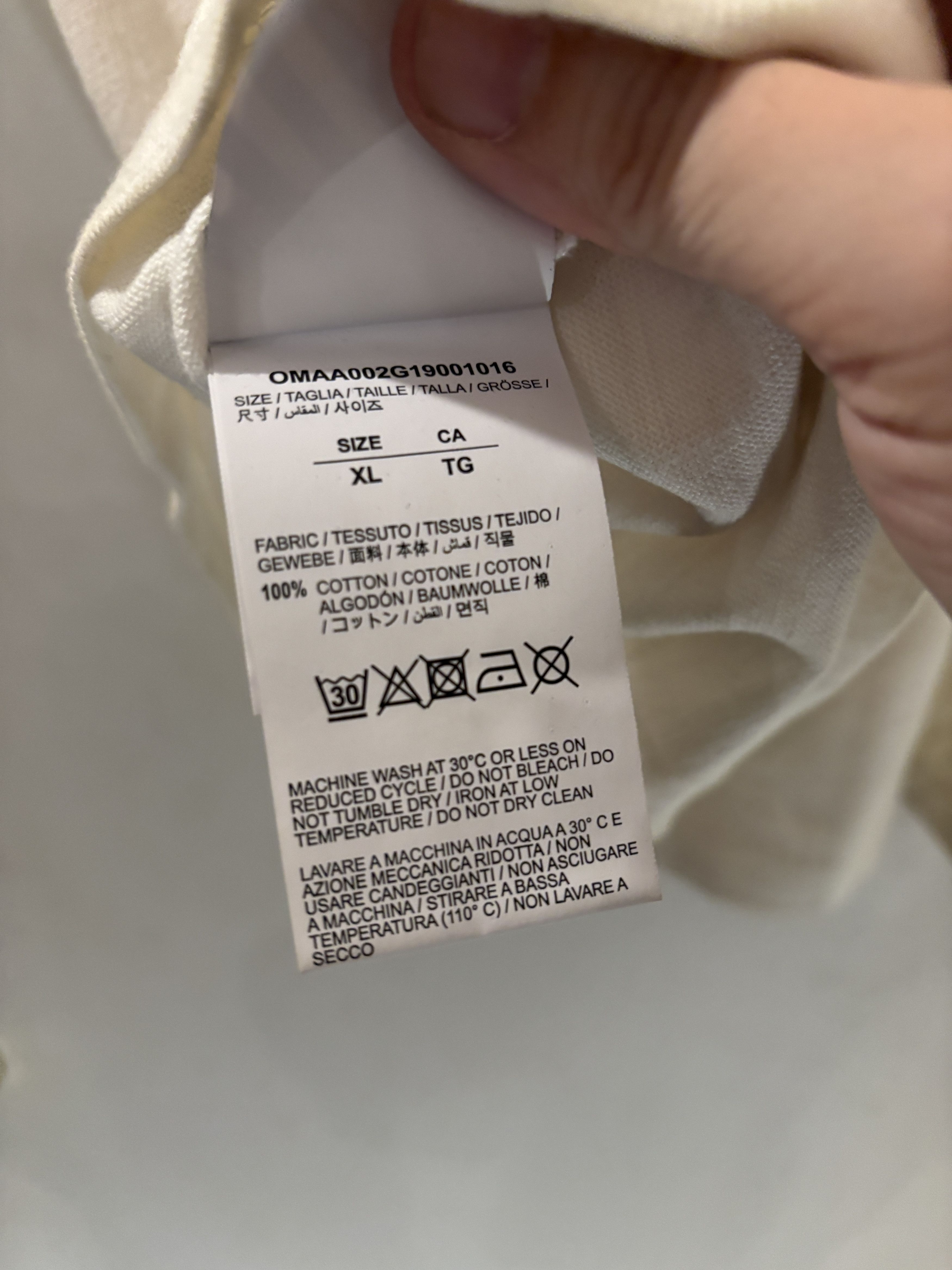 Off-White Virgil Abloh x MCA "Figures of Speech" Caravaggio Tee Size US XL / EU 56 / 4 - 8 Thumbnail