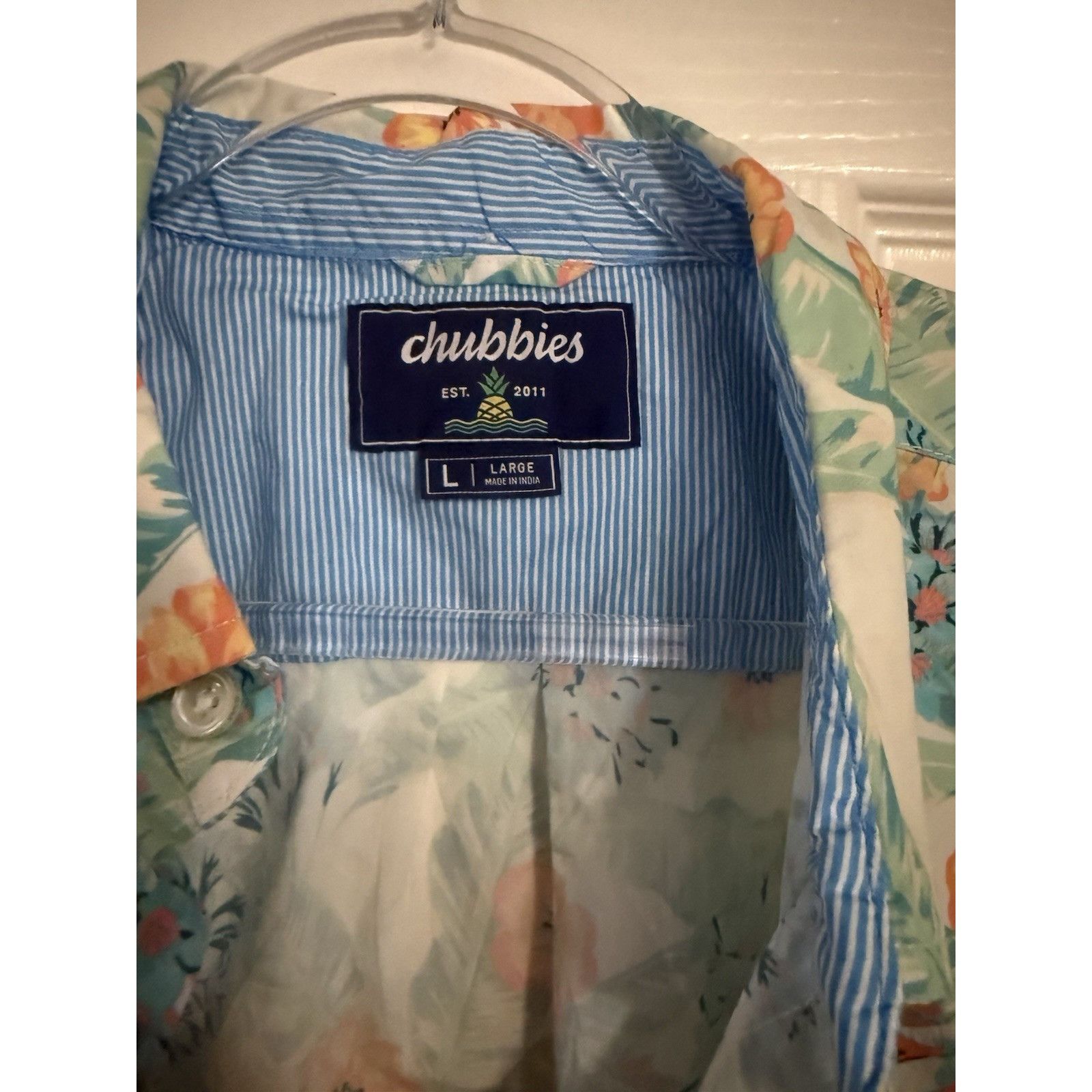 Chubbies NWT Men's Chubbies Shirt Size L Hawaiian Size US L / EU 52-54 / 3 - 3 Thumbnail