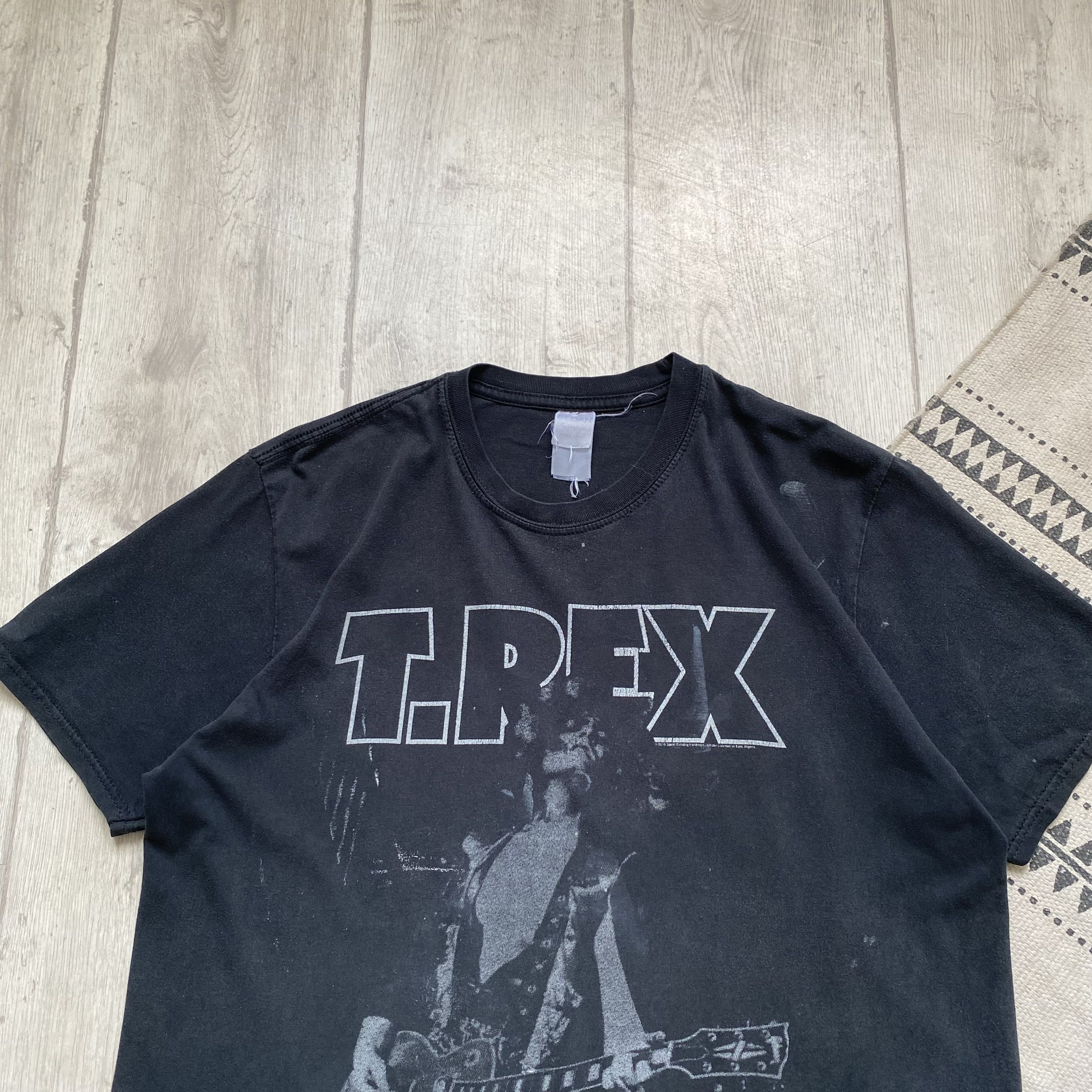 Band Tees Vintage Faded T.Rex Rock Band Tee Marc Bolan Electric Warior Size US M / EU 48-50 / 2 - 2 Thumbnail