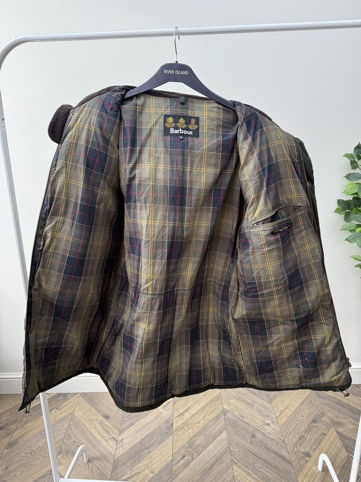 Barbour Vintage Barbour Hemmingford Wax Waterproof Puffer Jacket Size US M / EU 48-50 / 2 - 8 Thumbnail