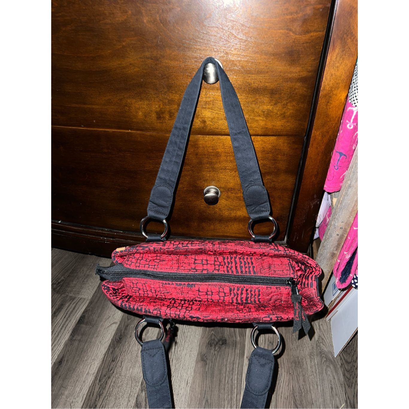 Other Donna Sharp Red And Black Quilted Purse Size ONE SIZE - 6 Thumbnail