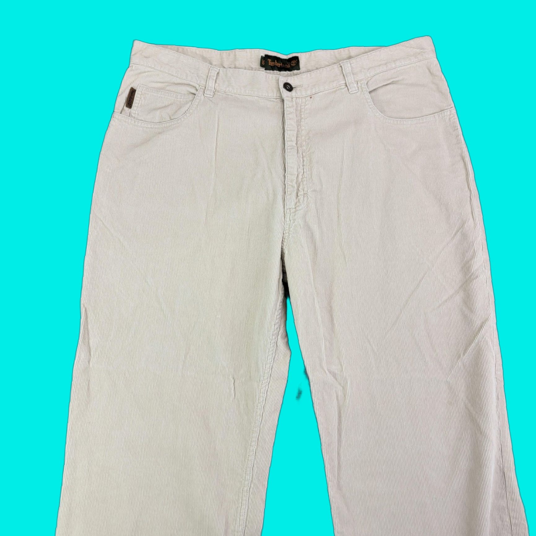 Timberland Timberland Pants Mens 38x30 Beige Corduroy Straight Leg 5-Pocket Casual Khakis Workwear Winter Mens Size US 38 / EU 54 - 1 Thumbnail