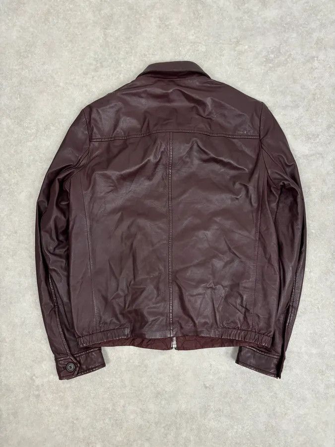 Prada AW2013 Prada Burgundy Leather Reversible Premium Jacket Size US S / EU 44-46 / 1 - 8 Thumbnail