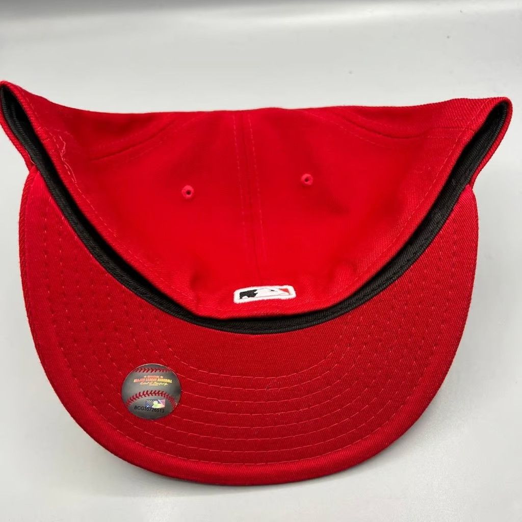 New Era Cincinnati Reds Hat Men 7 5/8 Red 59Fifty New Era Fitted Cap Size ONE SIZE - 5 Thumbnail
