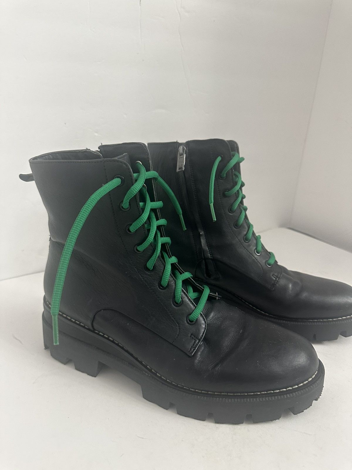 Other Sam Edelman BlackLeather men’s GARRET PLATFORM COMBAT BOOT Size US 11 / EU 44 - 1 Thumbnail