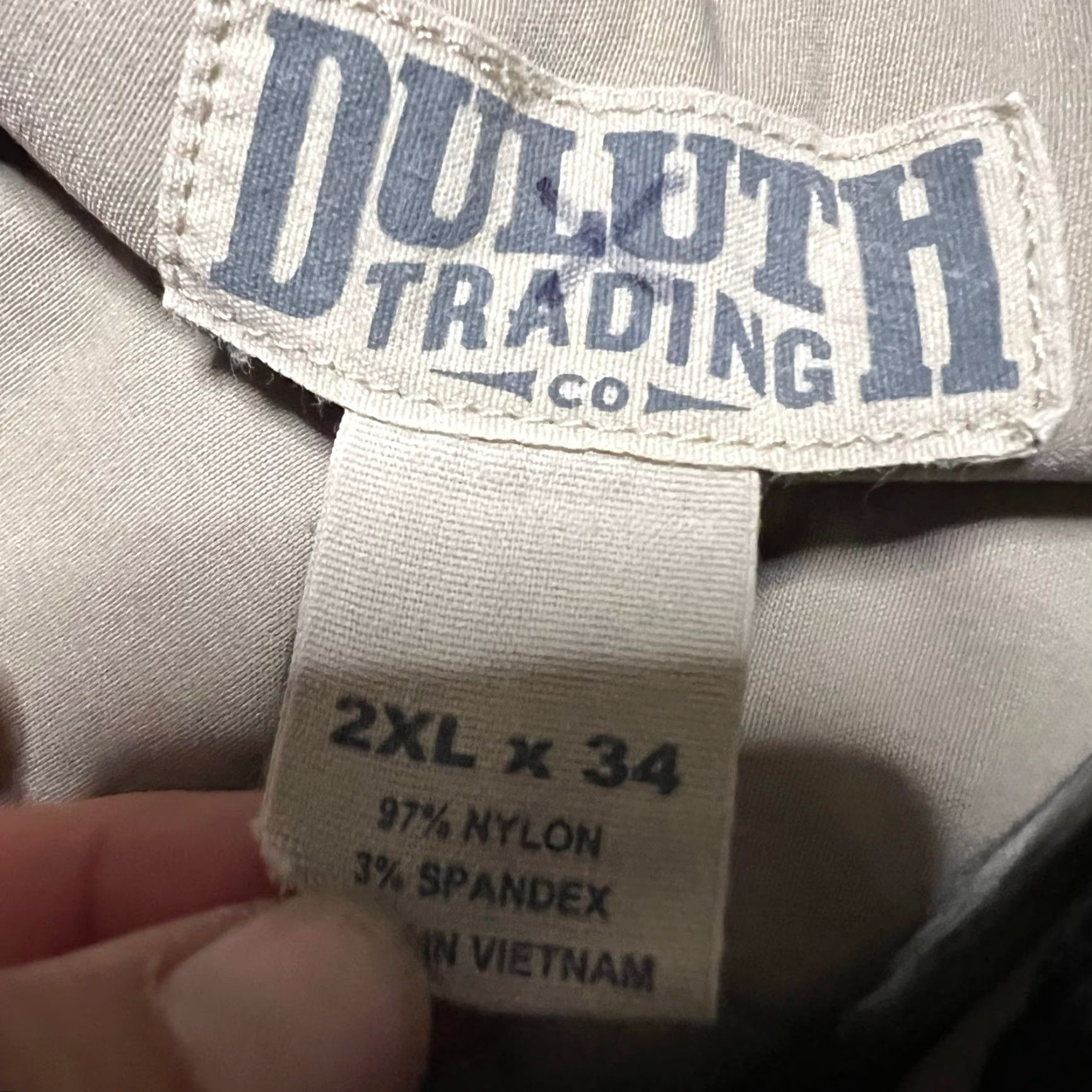 Duluth Trading Company Duluth Trading Pants Mens XXL x34 Belted Flex Dry On The Fly Cargo Hiking Baggy? Size US 39 - 5 Thumbnail